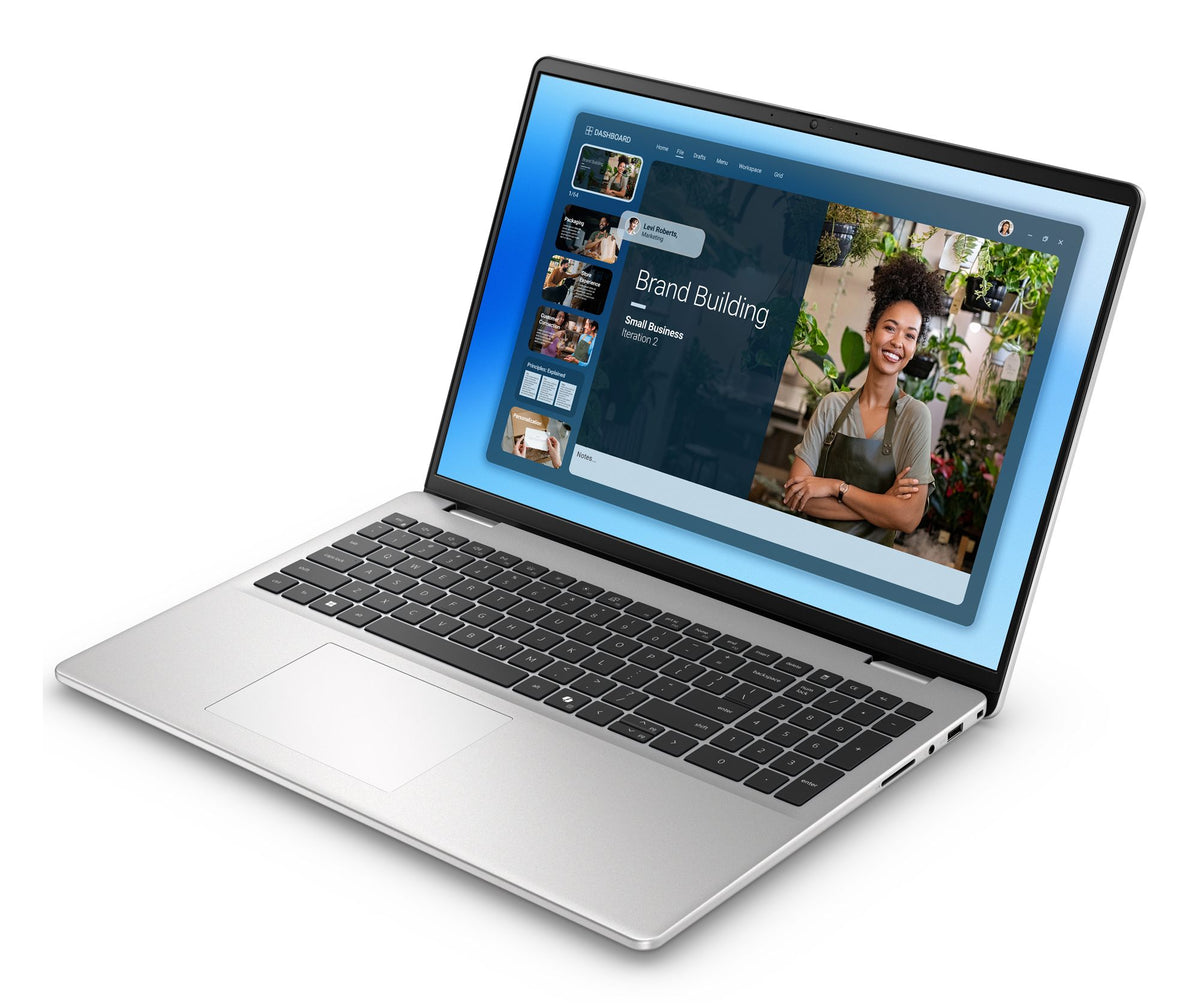 DELL DC16251 Intel Core 5 120U Ordinateur portable 40,6 cm (16") Full HD+ 16 Go DDR5-SDRAM 512 Go SSD Wi-Fi 6E (802.11ax) Windows 11 Pro Platine, Argent
