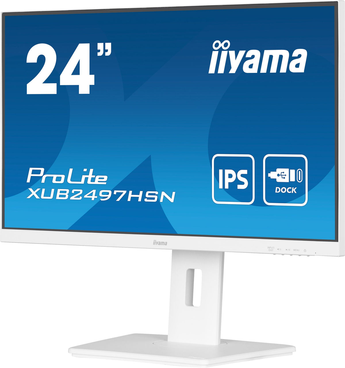 "iiyama ProLite XUB2497HSN-W2 écran plat de PC 60,5 cm (23.8"") 1920 x 1080 pixels Full HD LED Blanc"