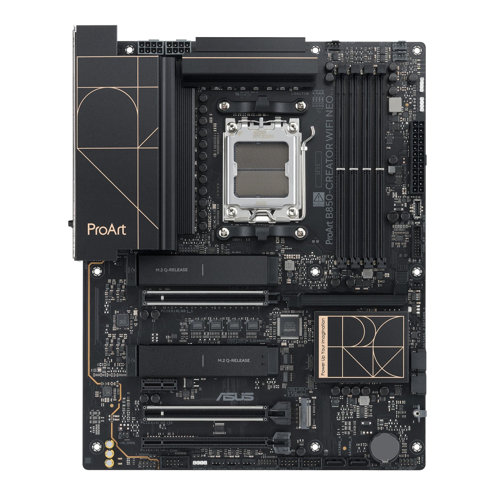 ASUS PROART B850-CREATOR WIFI NEO ATX motherboard 4xDDR5 2xPCIe 5.0 3xM.2 1xHDMI 2xDisplayPort 4xSATA
