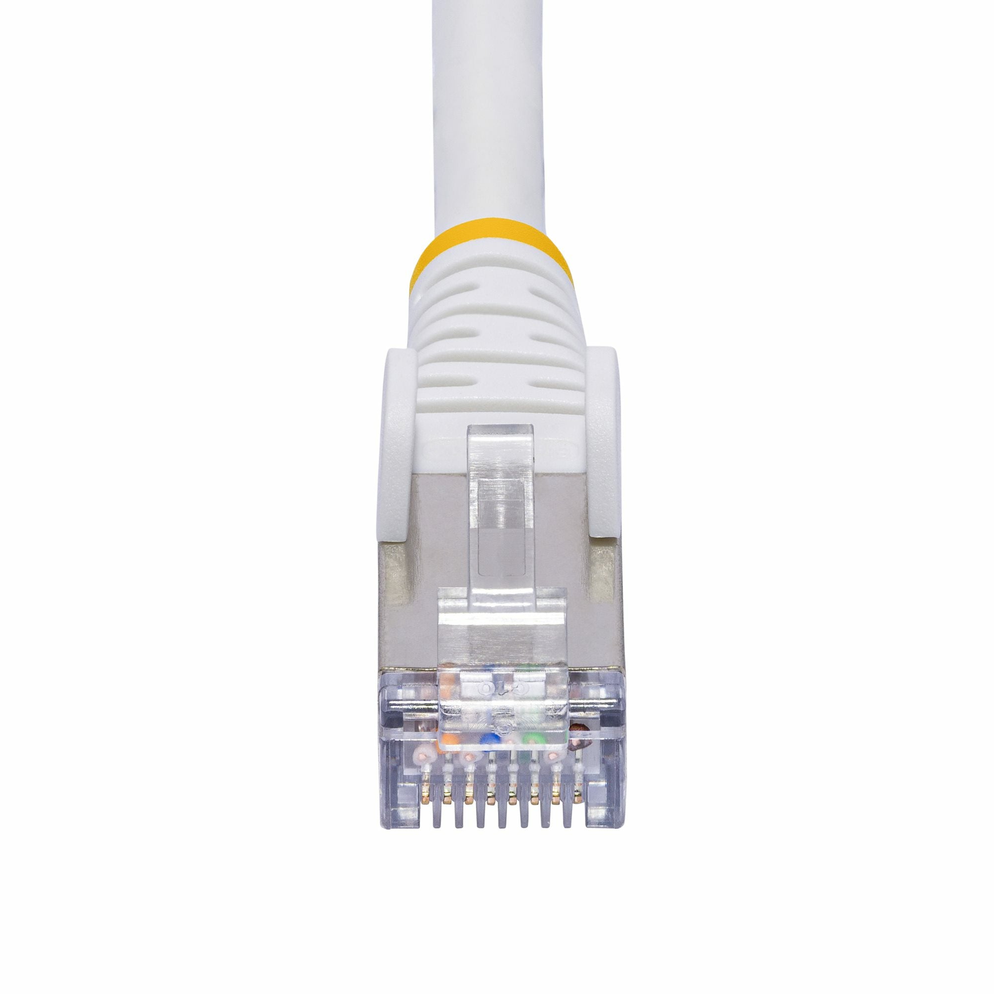 1m White CAT8 Ethernet Cable - LSZH