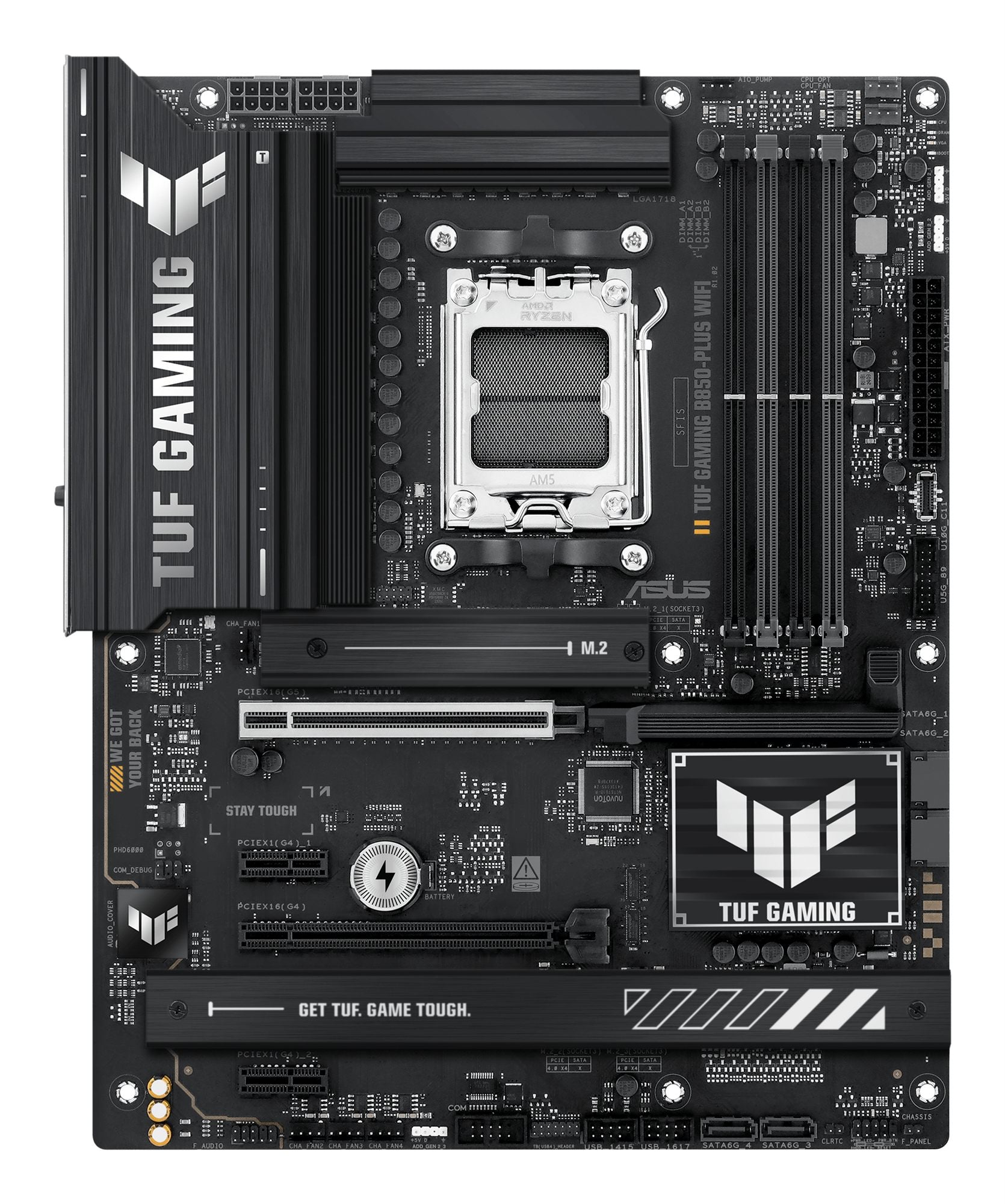 ASUS TUF GAMING B850-PLUS WIFI AM5 DDR5 ATX MB 1xHDMI 1xDP 3xM.2 4xSATA