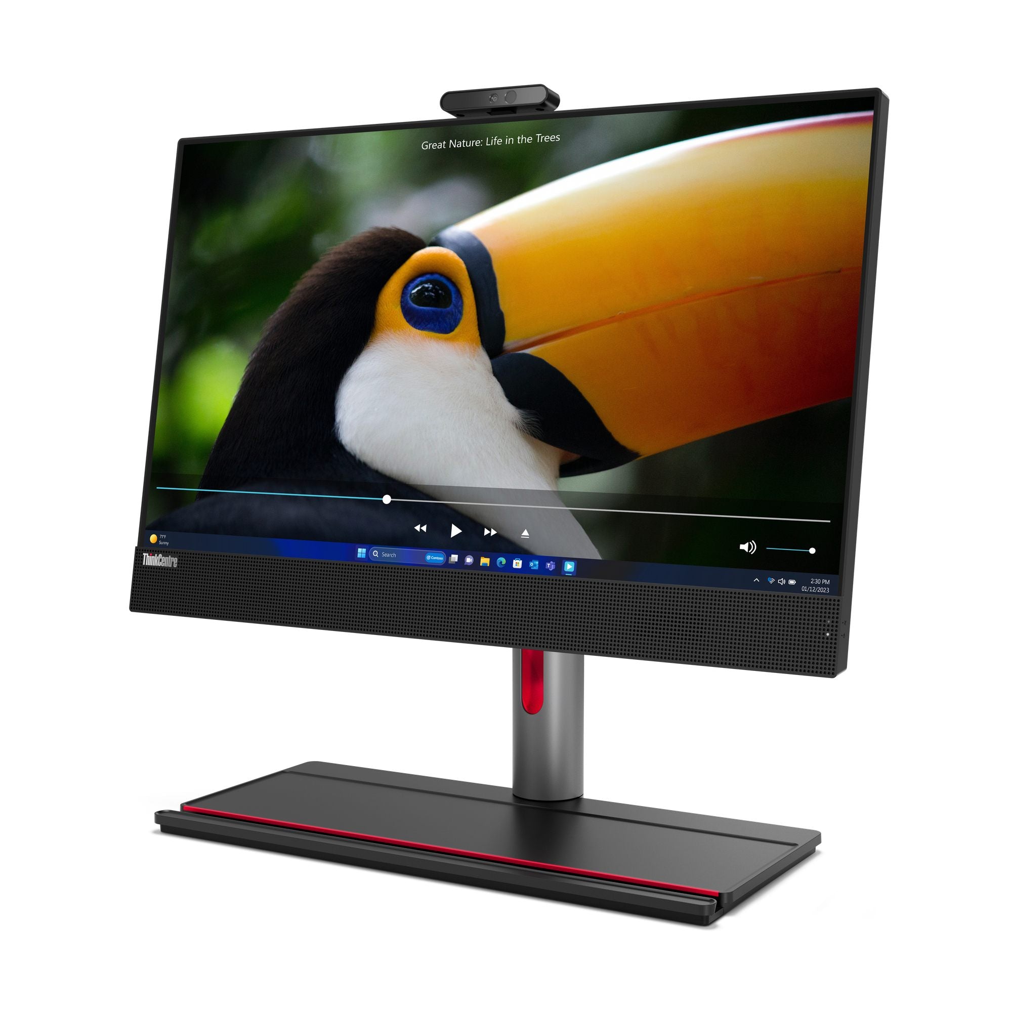 "Lenovo ThinkCentre M90a Gen 5 Intel® Core™ i5 i5-14400 60,5 cm (23.8"") 1920 x 1080 pixels PC All-in-One 8 Go DDR5-SDRAM 512 Go SSD Windows 11 Pro Wi-Fi 6E (802."