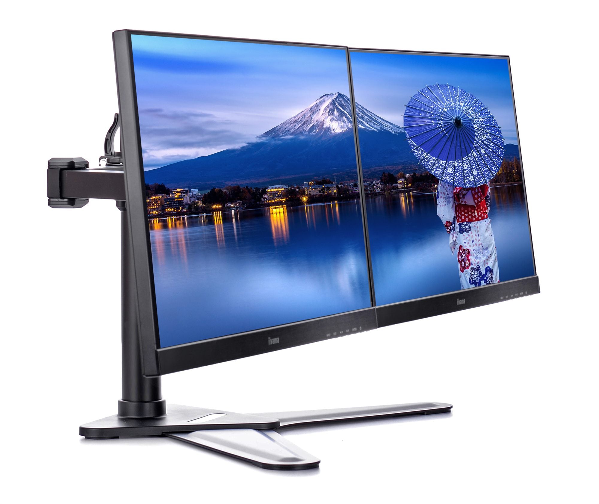 DS1002D-B1 Desk Stand 10"~30" VESA 75x75