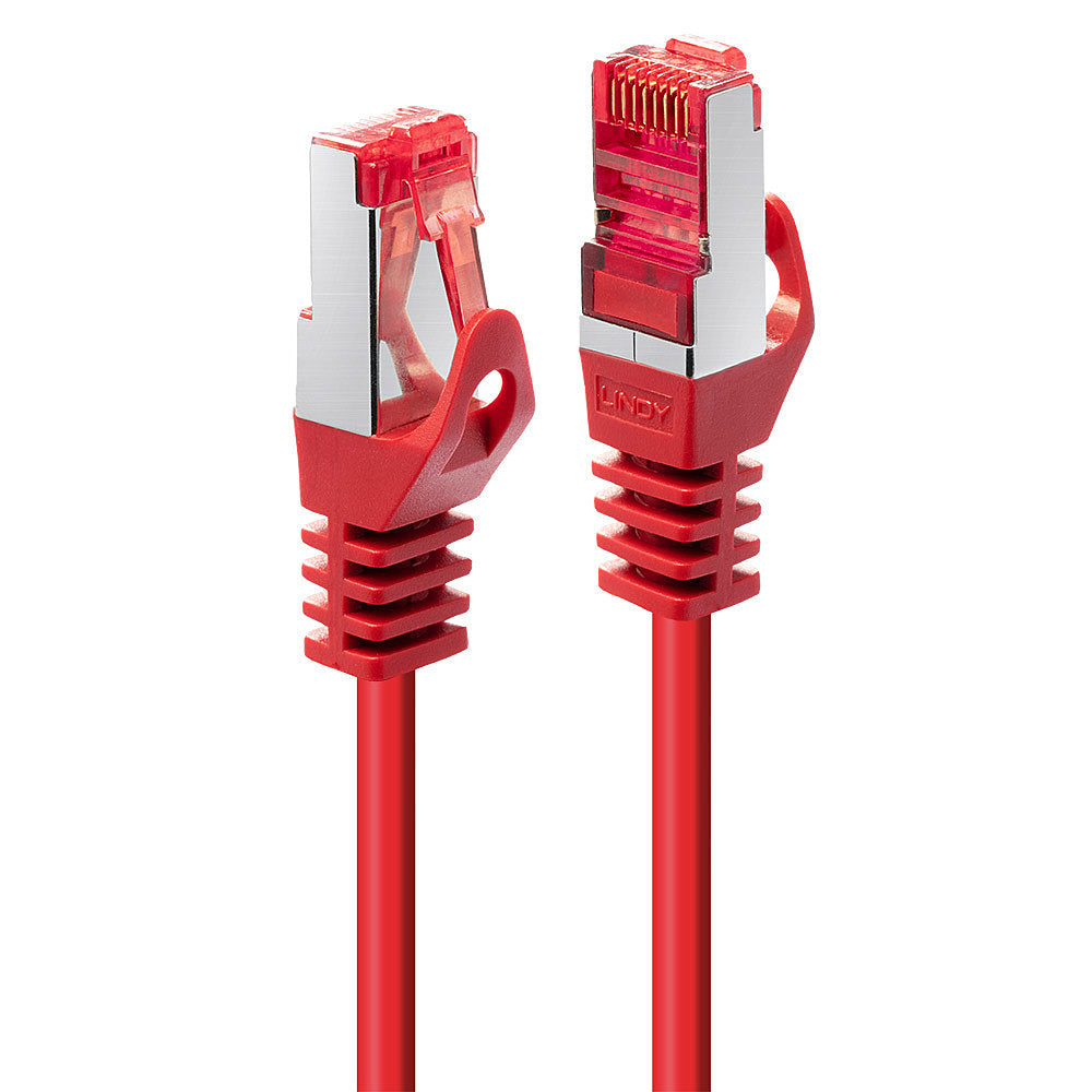 LINDY Basic Cat.6 S/FTP Cable Red 7.5m Patch Cable