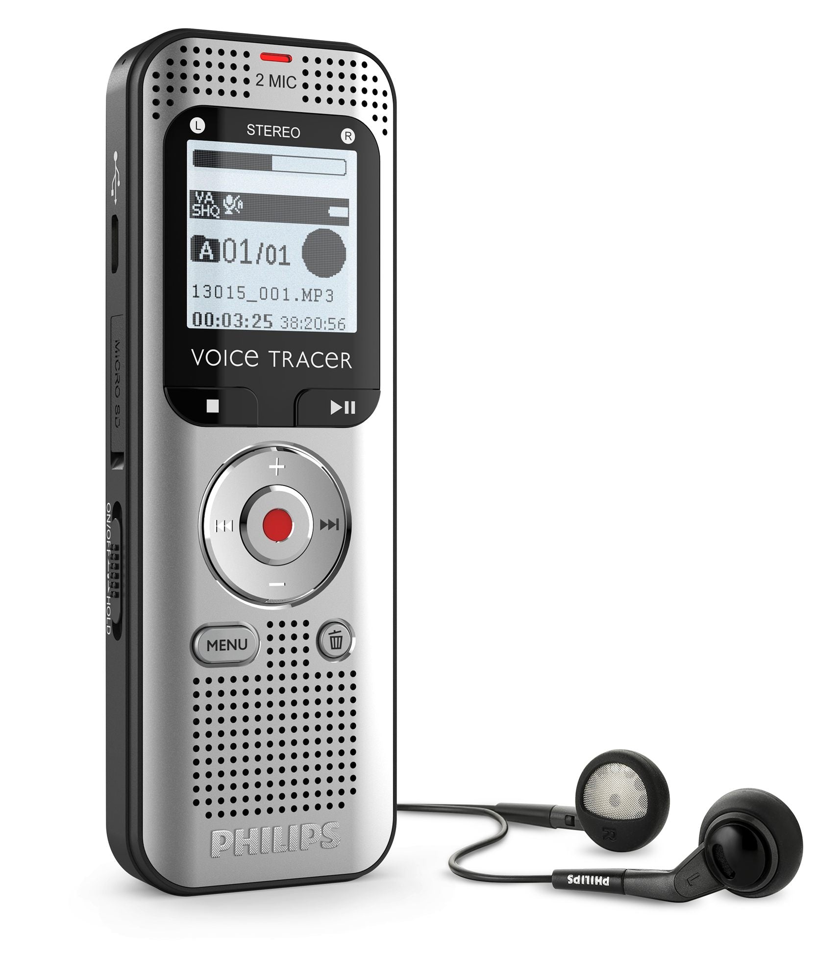 PHILIPS DVT2015 Enregistreur Audio 8 Go avec Sembly transciption