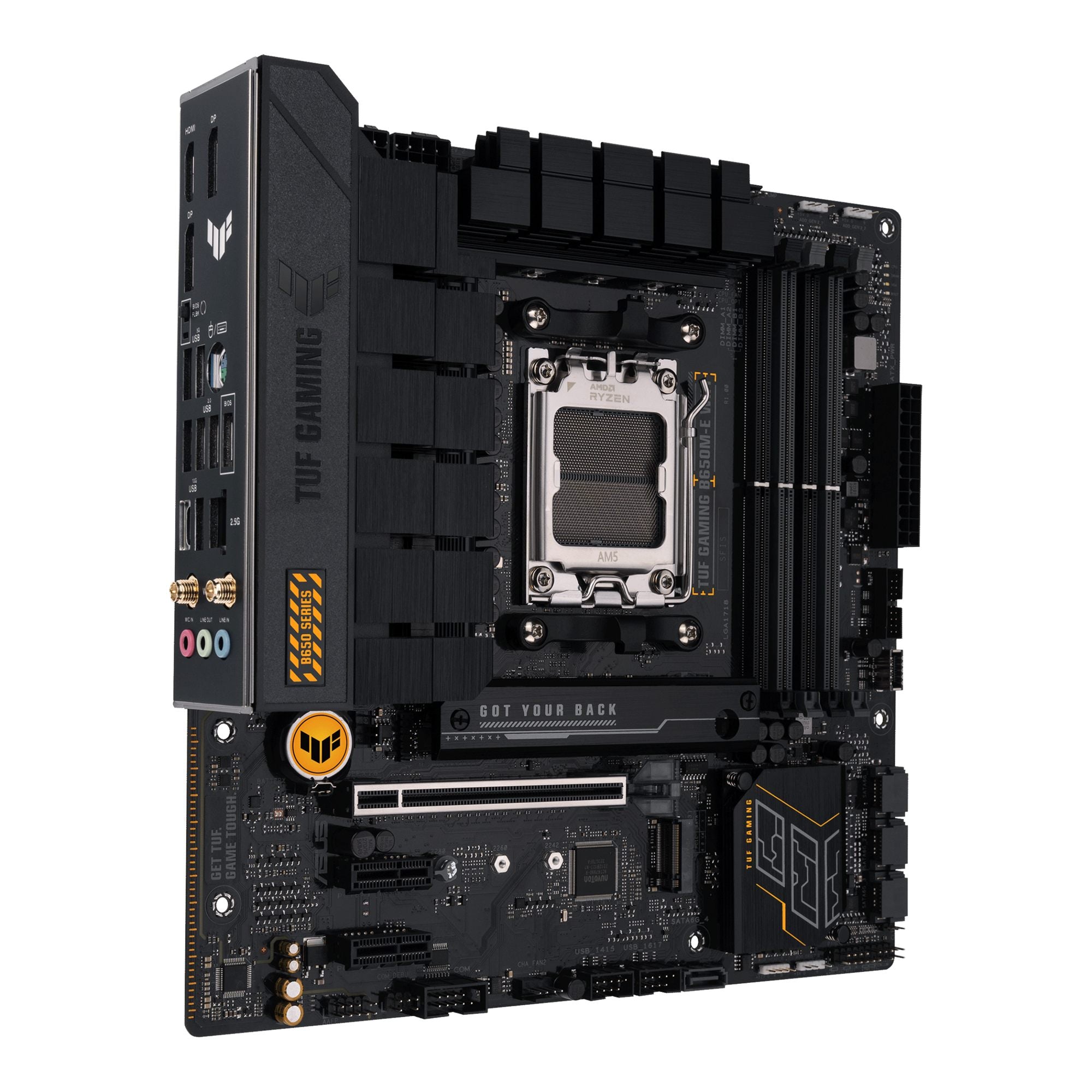 ASUS TUF GAMING B650M-E WIFI AM5 4xDDR5 mATX MB 4xSATA 2xM.2