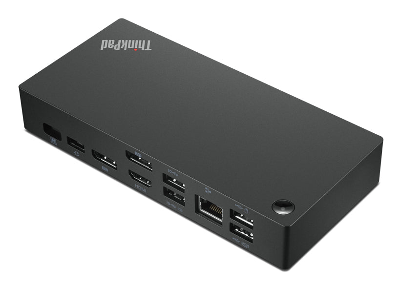 LENOVO ThinkPad Universal USB-C Dock - Station d accueil - USB-C - HDMI 2 x DP - GigE - 90 Watt - ThinkRed