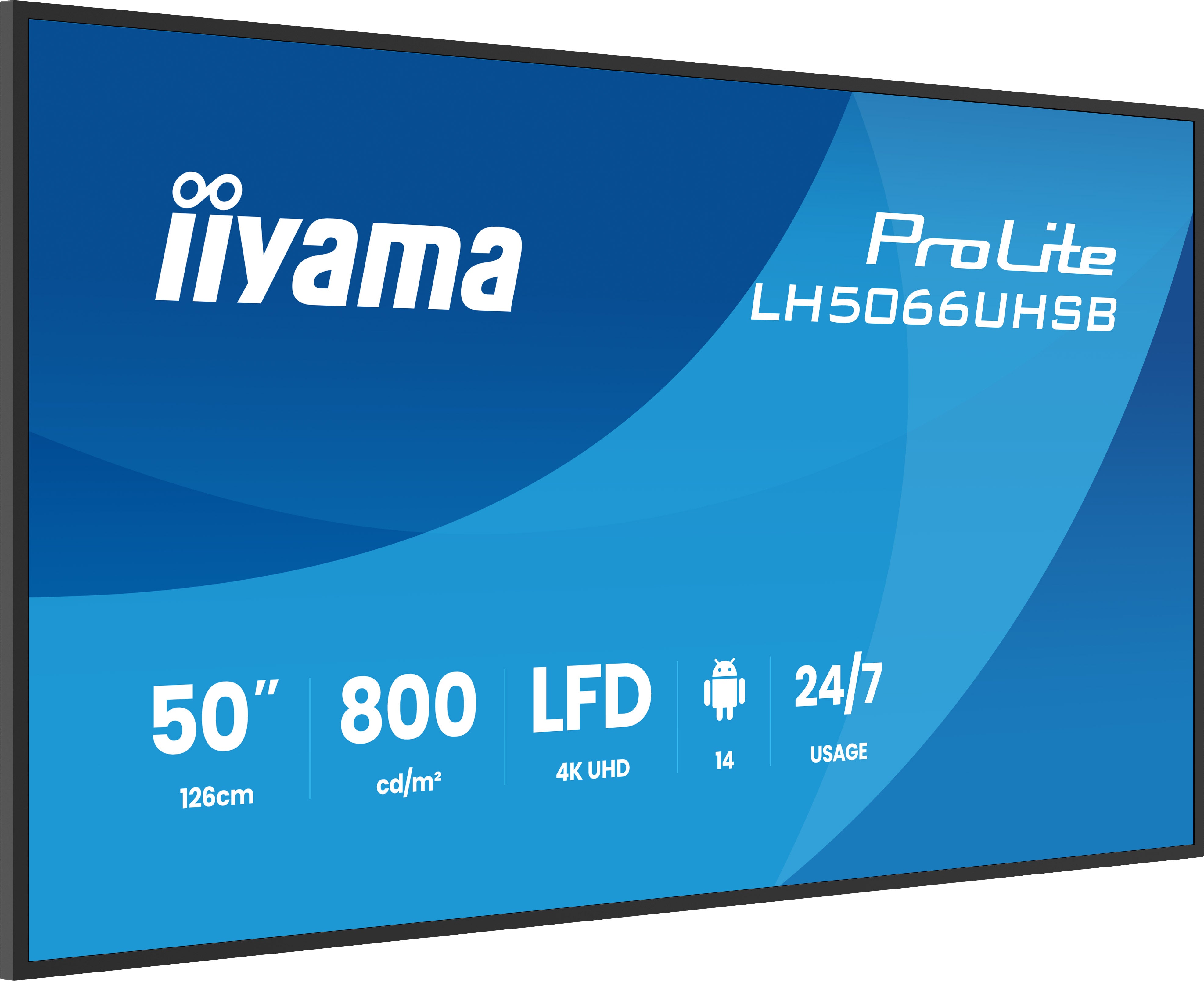 50" 3840x2160 UHD IPS VESA Mount 400x300