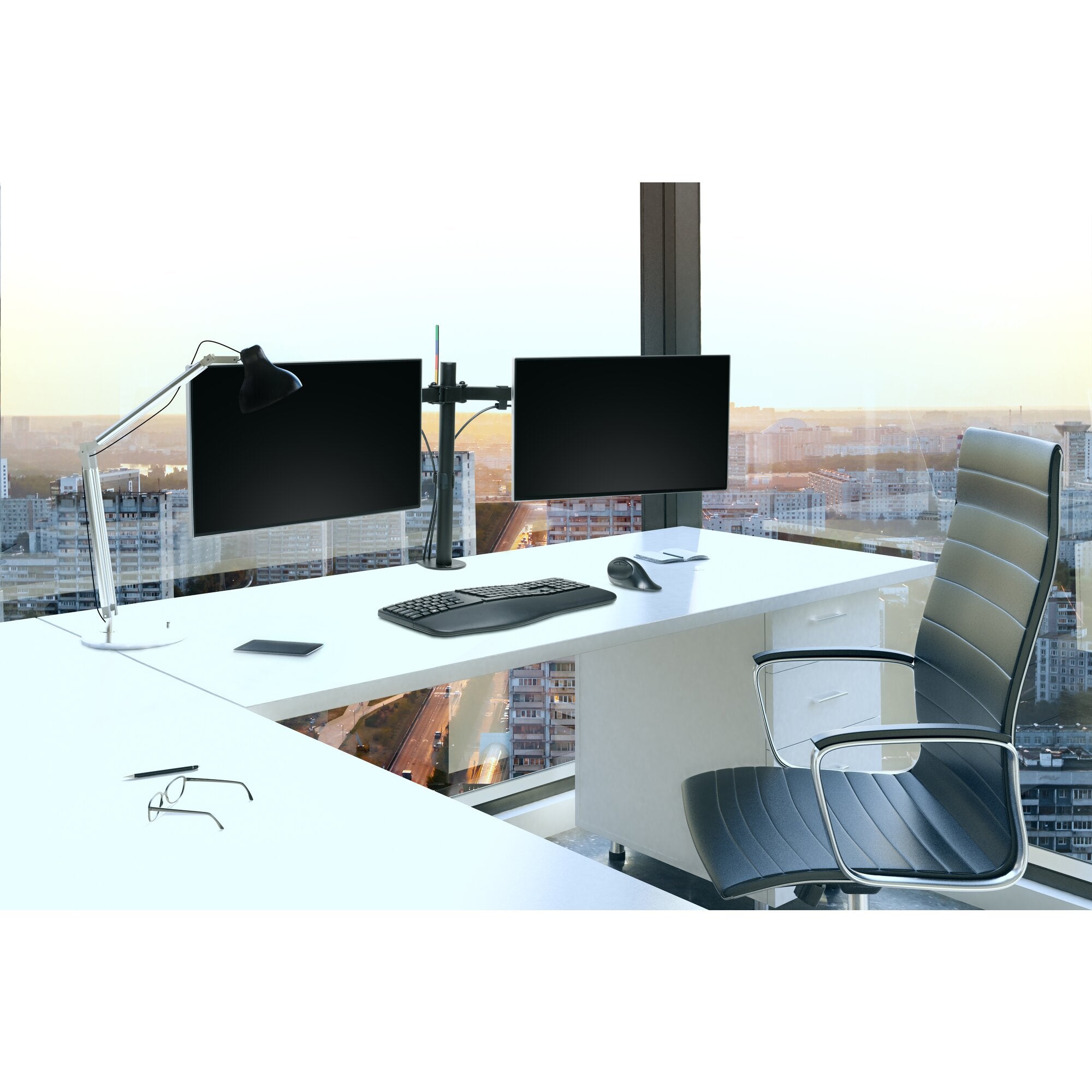 SmartFit Ergo Dual Monitor Arm