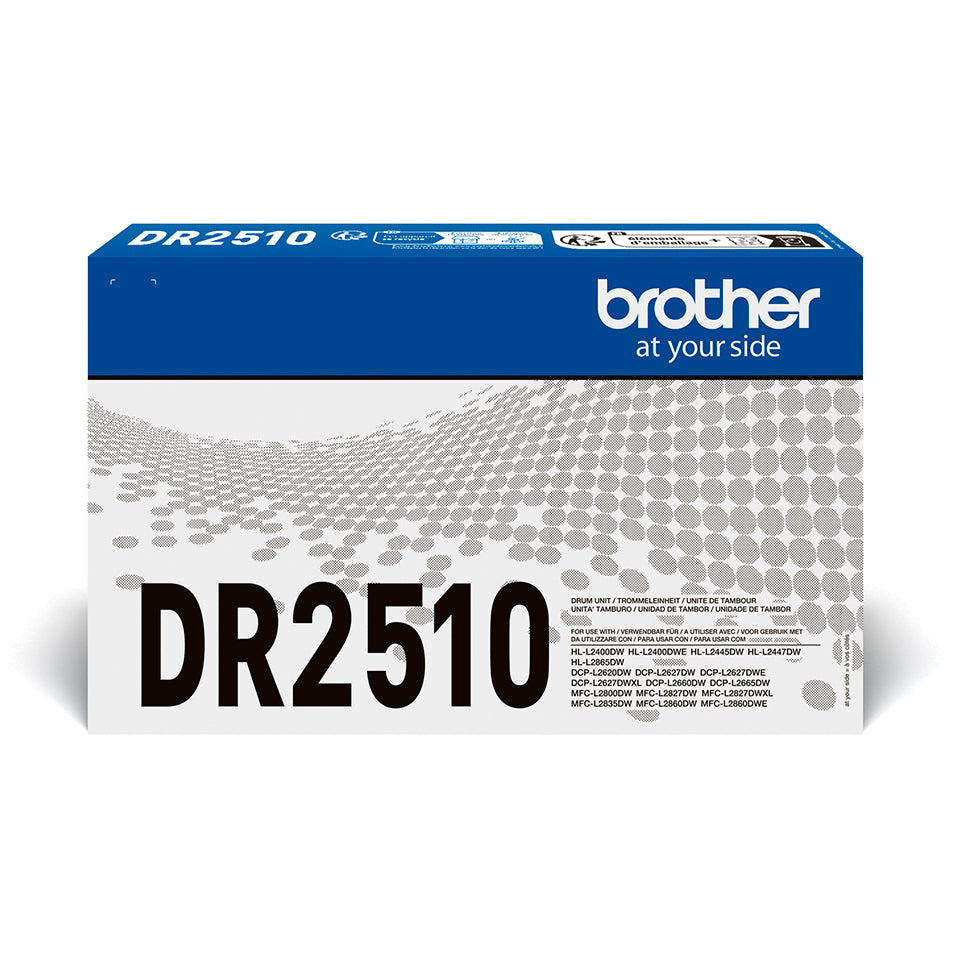 BROTHER DR2510 Black Drum Unit Single Pack Prints 15.000 pages