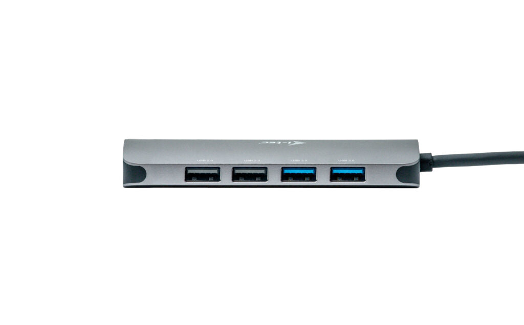 I-TEC USB-C Metal Nano Dock 2x HDMI 1x GLAN 2x USB 3.2 2x USB2.0 1x USB-C 3.2 Gen.1 Data 1x USB-C 100W PD Sans Alimentation