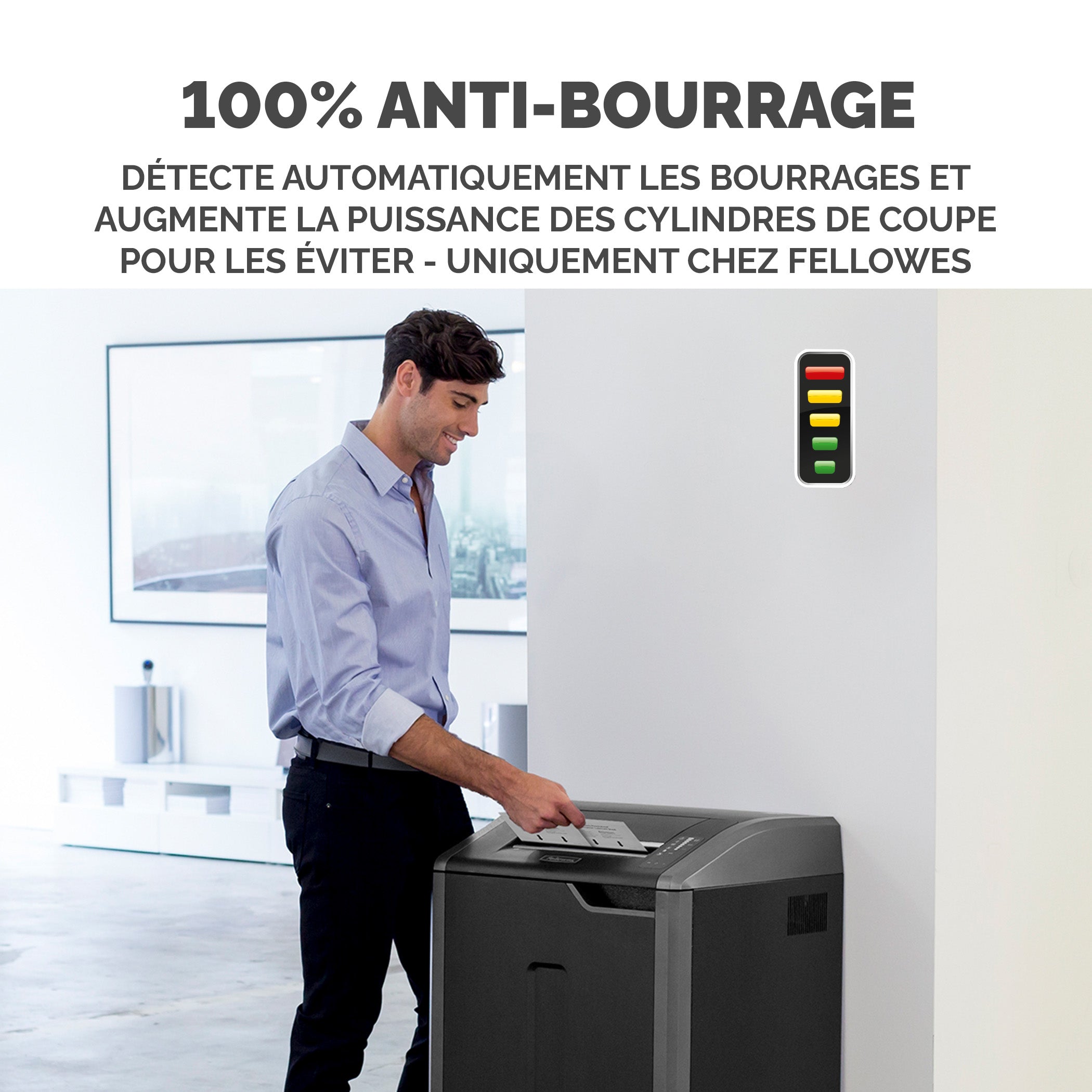 FELLOWES 425CI 100prct SANS BOURRAGES CC - EU/UK