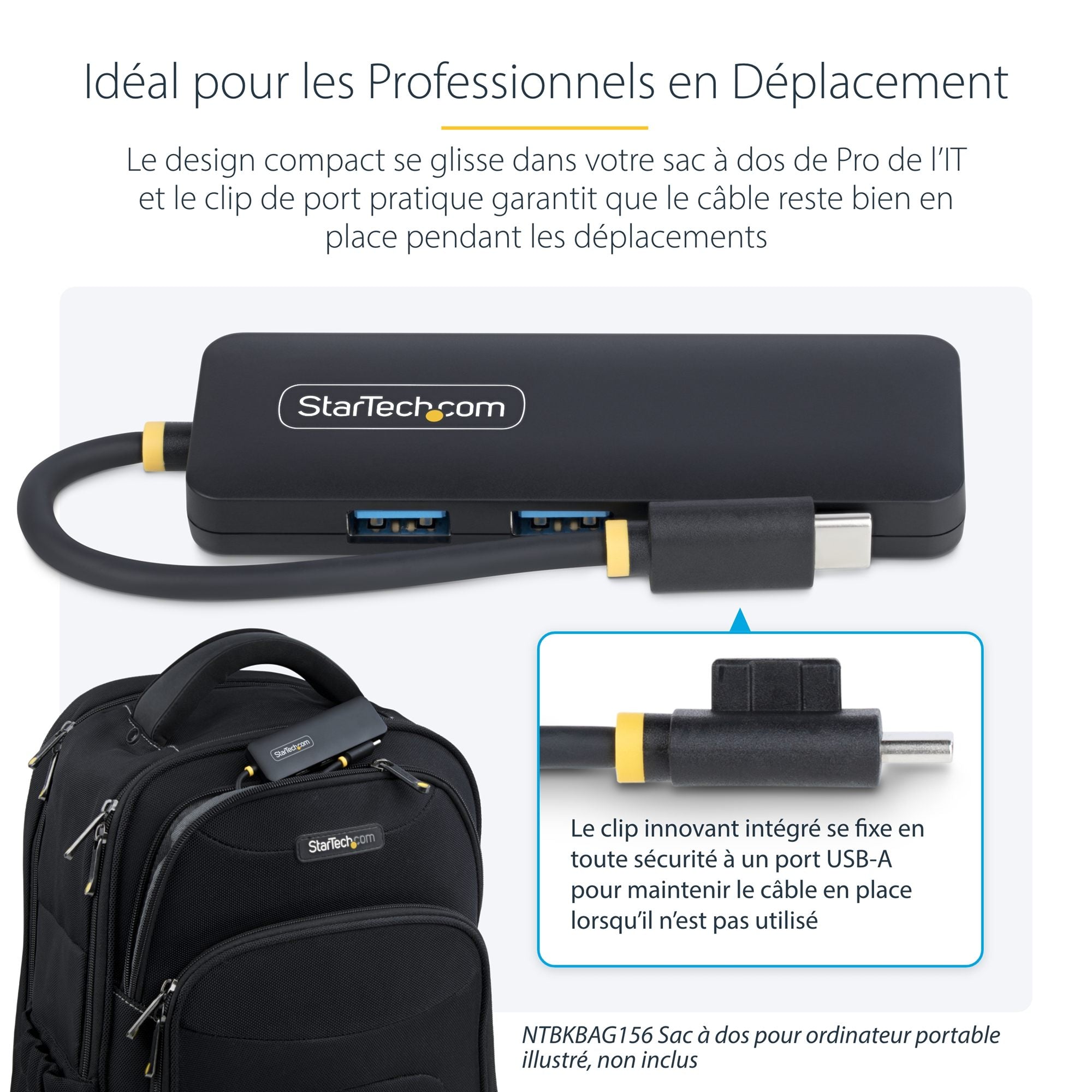 4-Port USB-C Hub Bus Powered 5Gbps