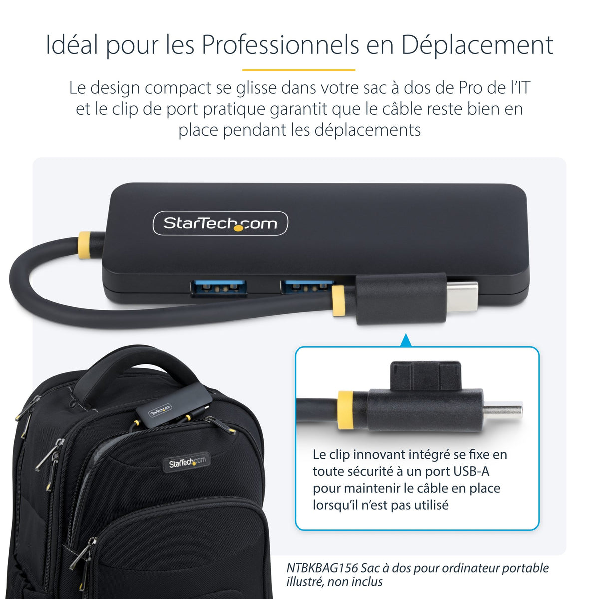 4-Port USB-C Hub Bus Powered 5Gbps