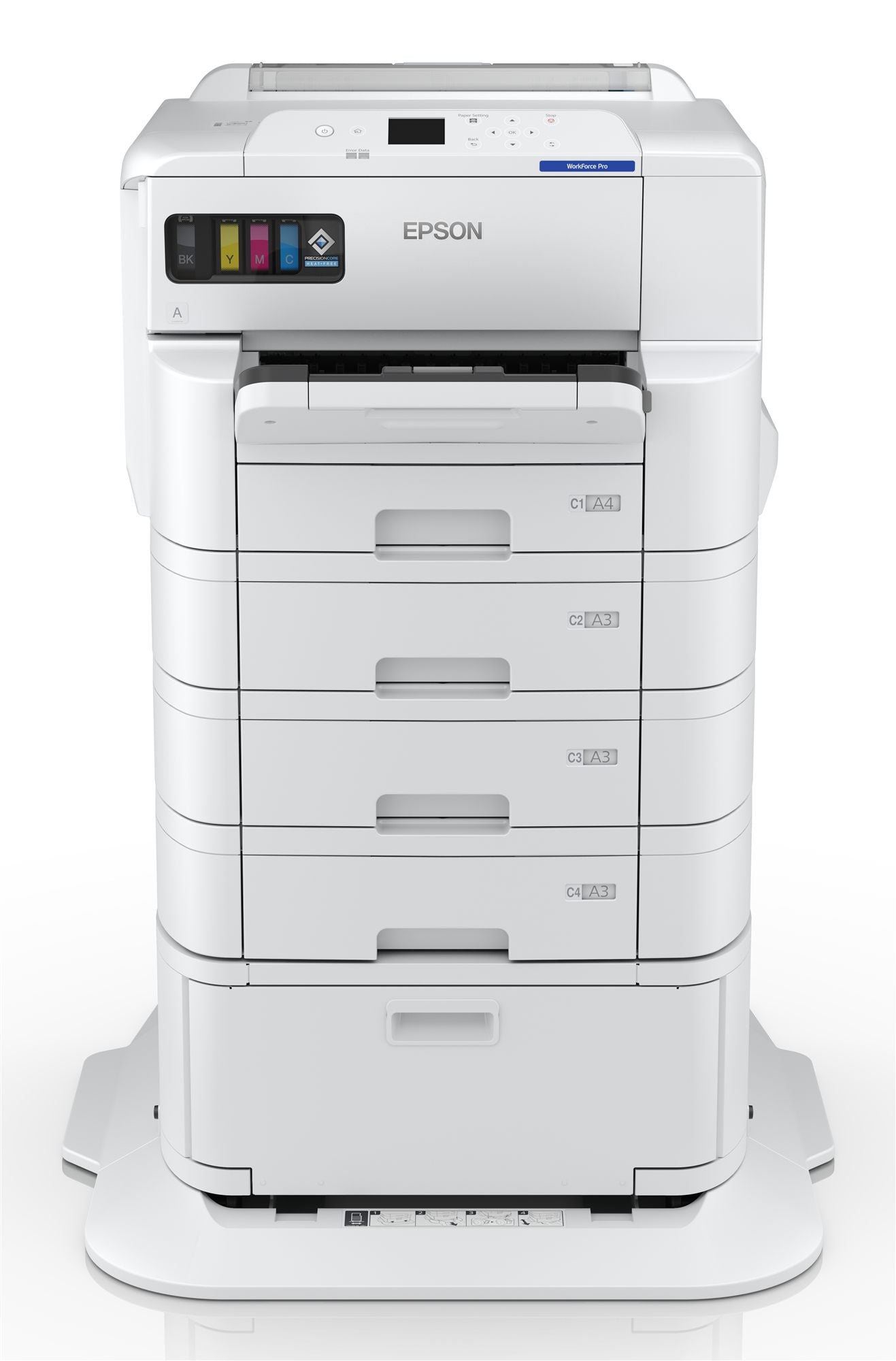 EPSON WorkForce Pro EP-C7000DW Printer colour Duplex inkjet A3 4800x1200dpi 25ppm mono 24ppm colour 335sheets USB LAN Wi-Fi