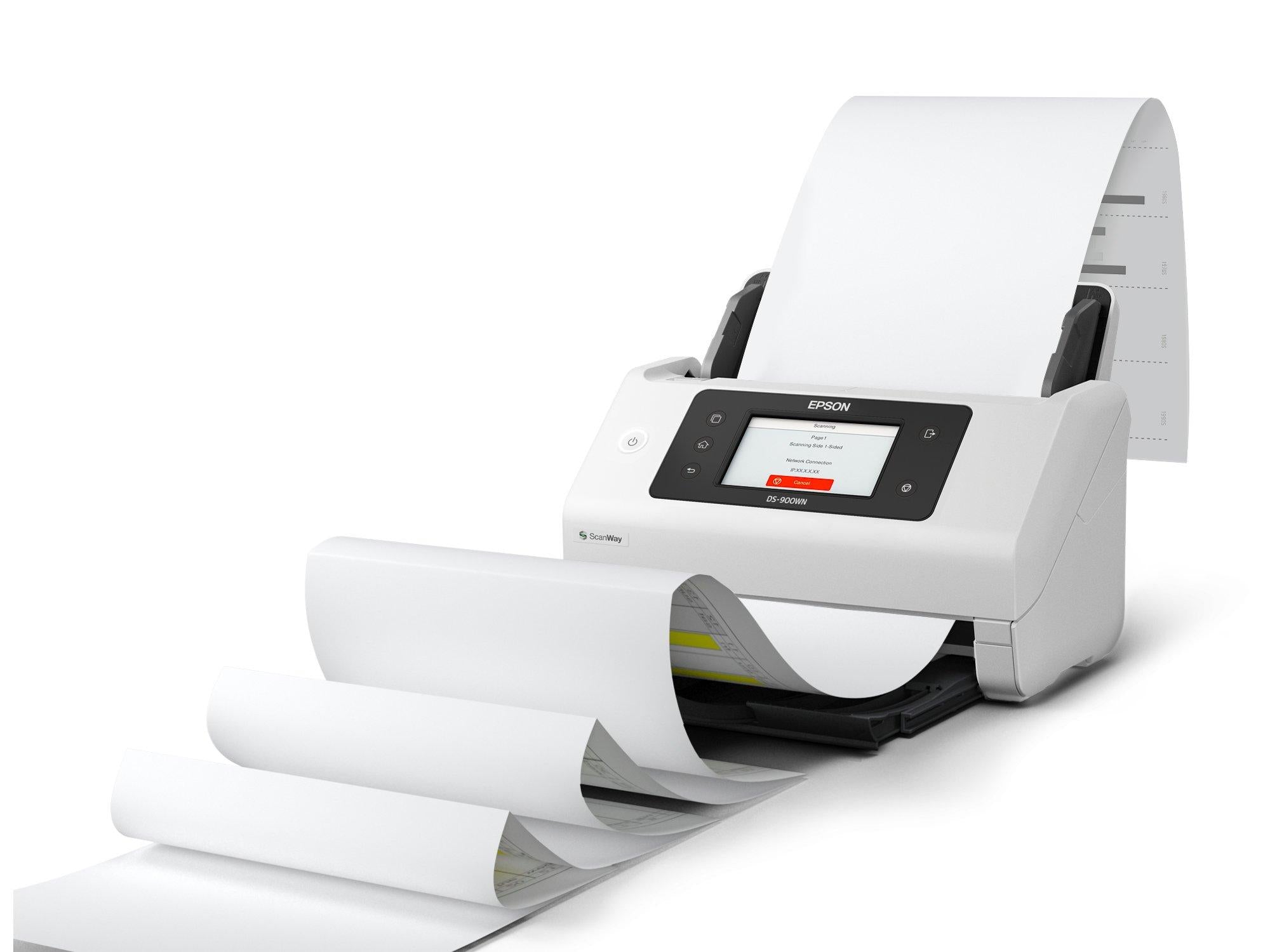 EPSON WorkForce DS-900WN Scanner A4 network and Wifi 70ppm/140ipm feeder 100 sheets