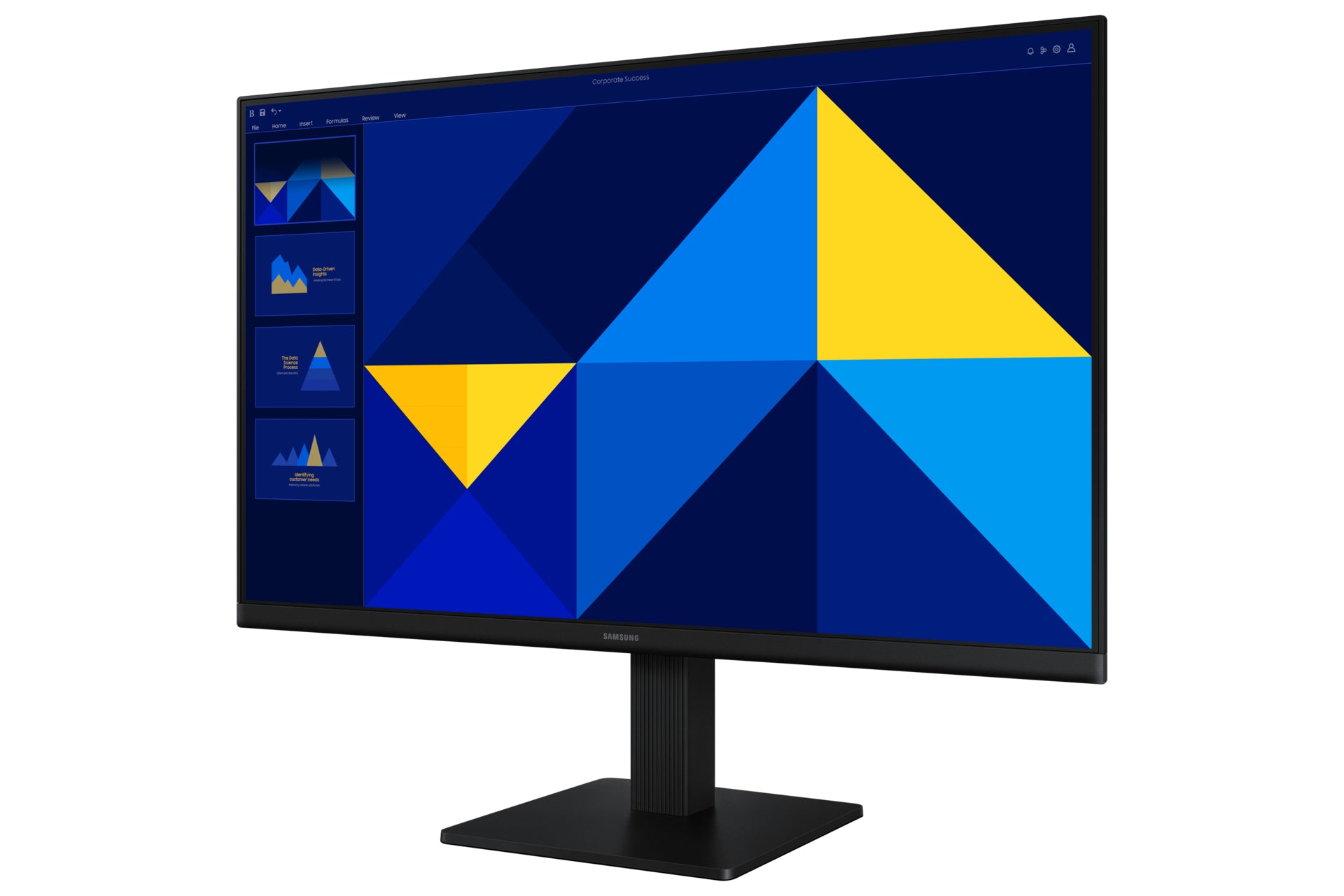 SAMSUNG LS24D300GAUXEN  écran LED - 24p - 1920 x 1080 Full HD (1080p) 100 Hz - IPS - 250 cd/m² - 1000:1 - 5 ms - HDMI, VGA - noir