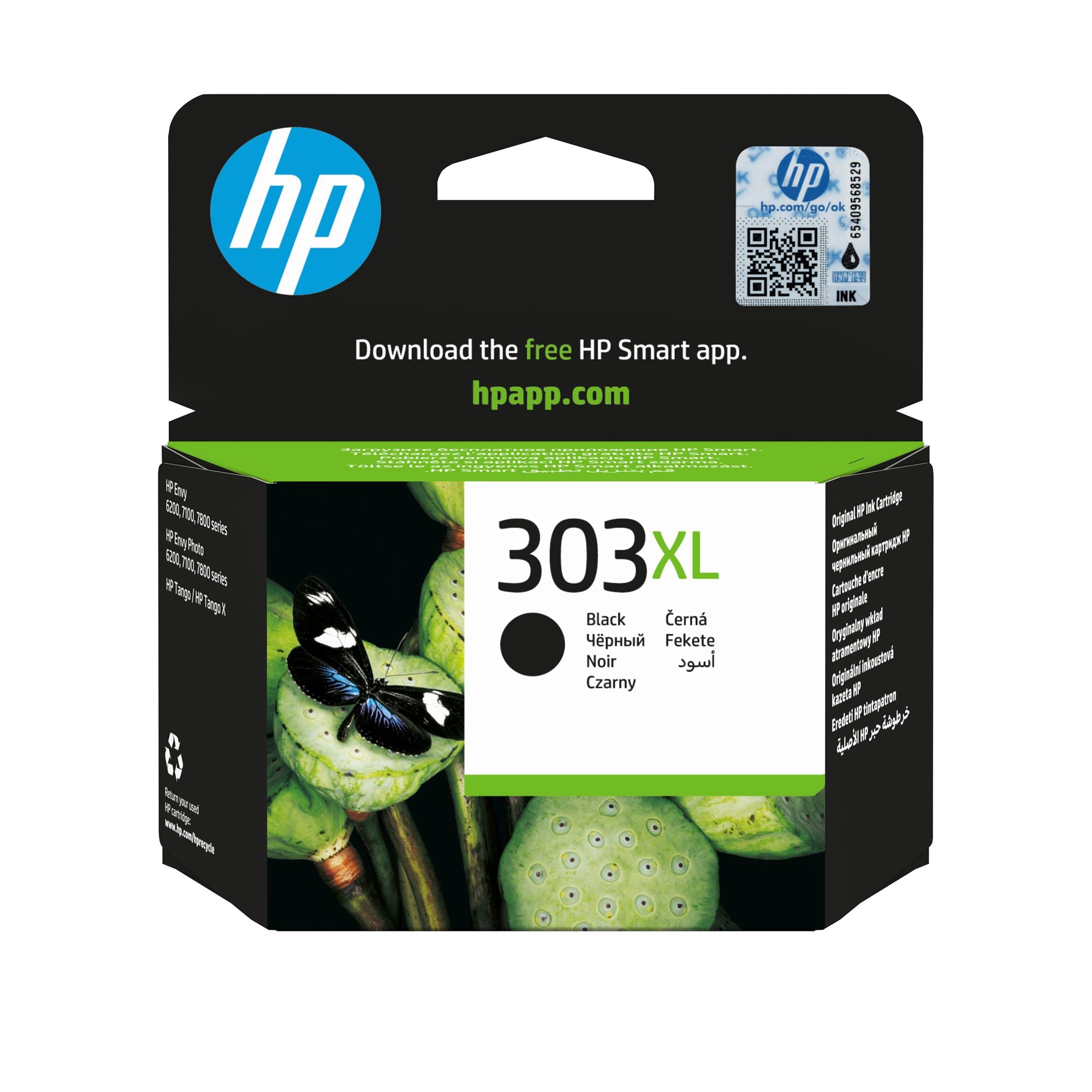HP 303XL High Yield Black Ink Cartridge WCF (P)