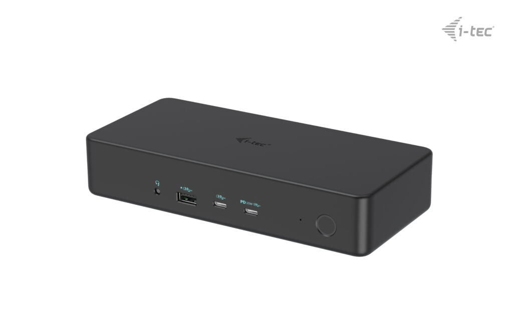 I-TEC USB 3.0 USB-C Thunderbolt 3 Professional Dual 4K Display Docking Station Generation 2 + Power Delivery 100W