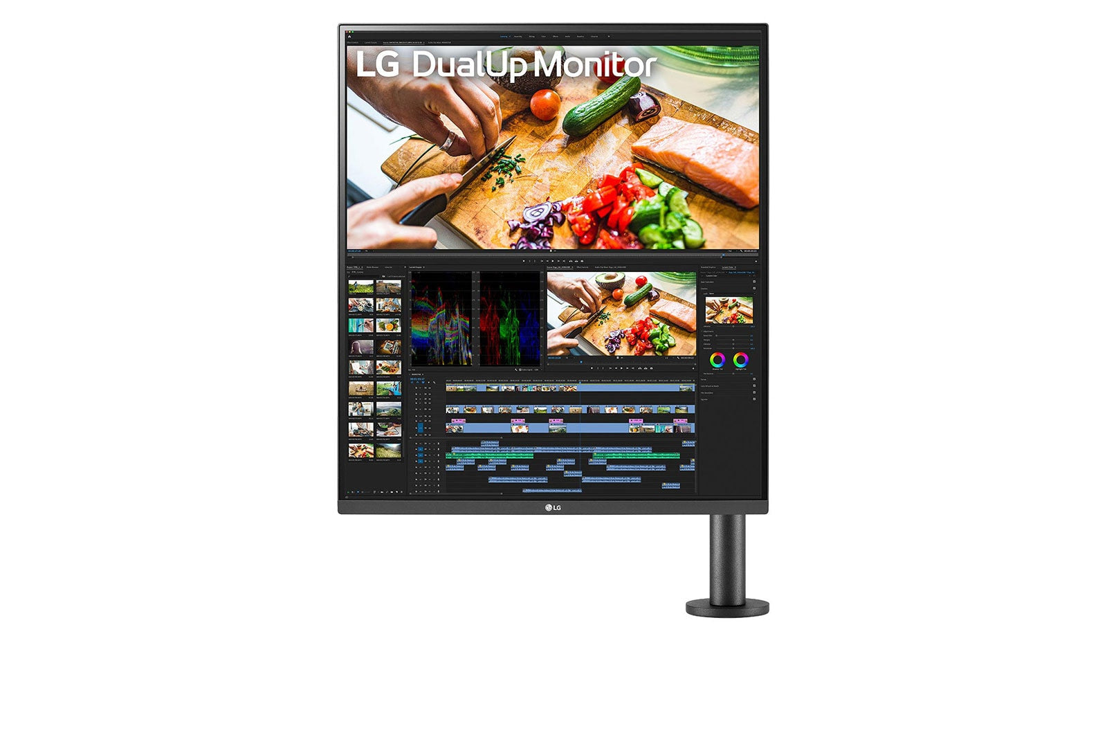 LG vertical monitor Ergo DualUp 28in Nano IPS 16:18e Square Double QHD 2560 x 2880