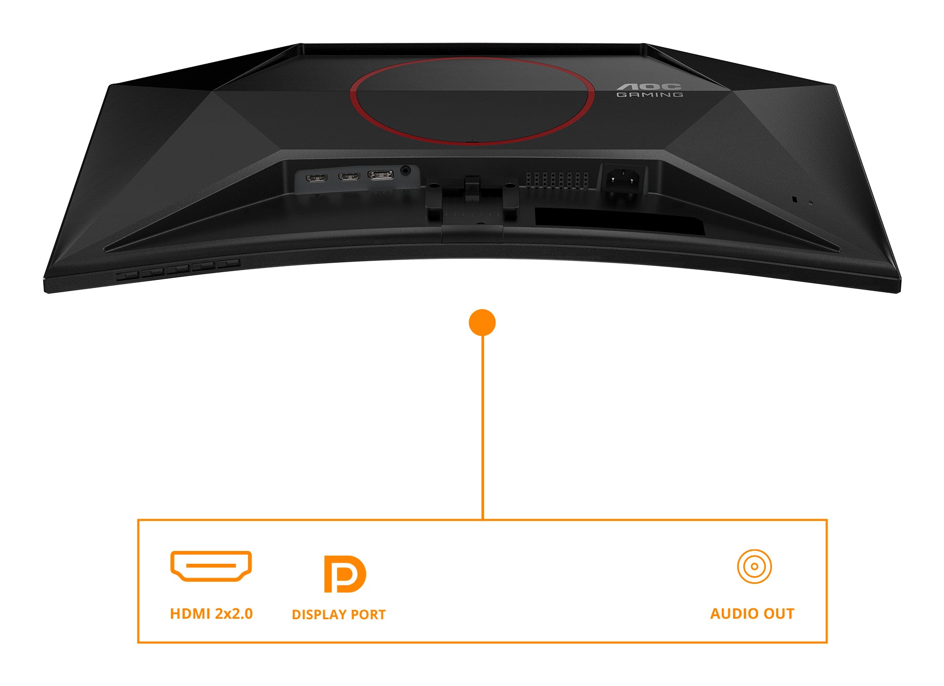 AOC C27G42E 27p Curved Fast VA 180Hz 1ms 300cd/m2 HDMI 2.0x2 DP1.4 Speakers