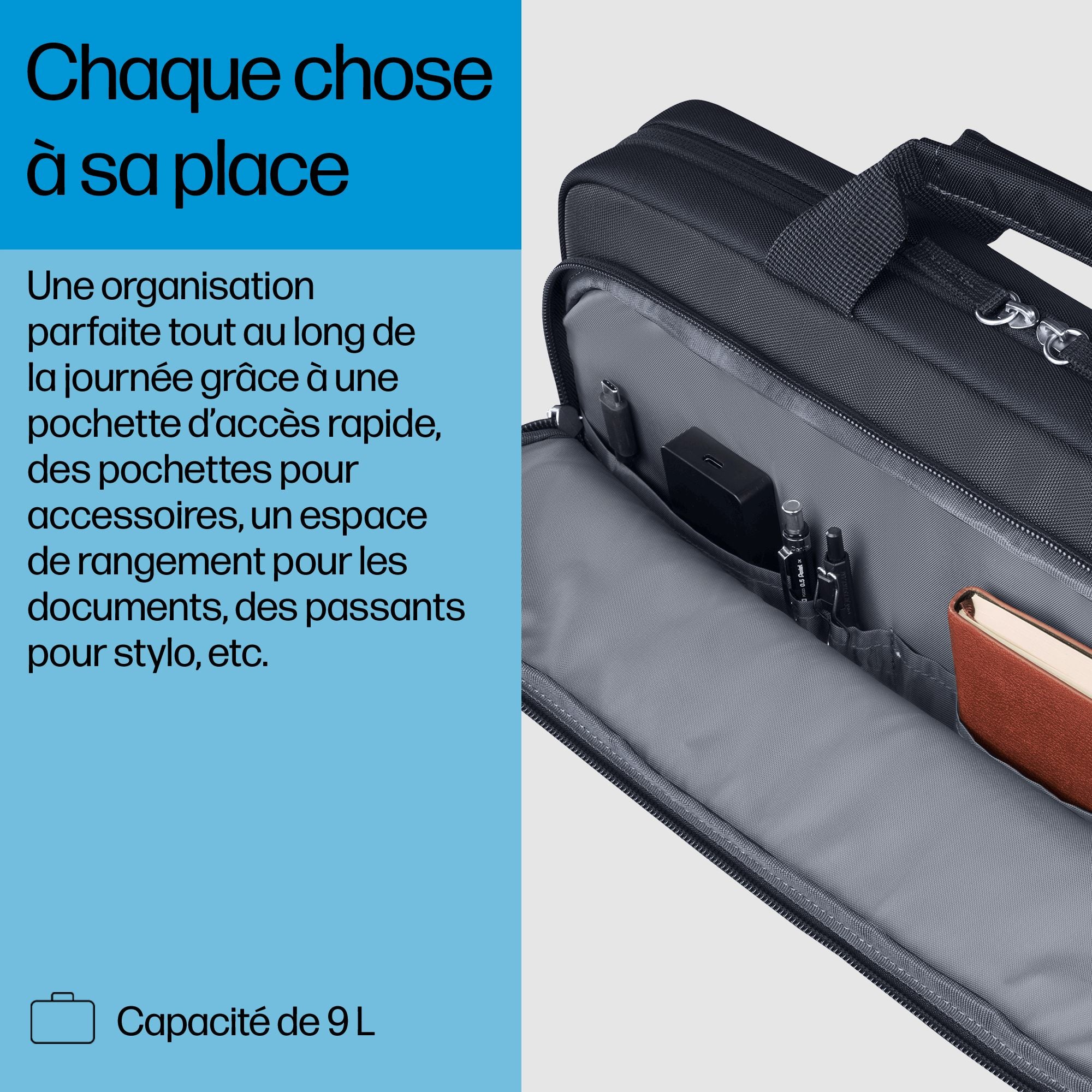 HP Evday 14p Odyssey Gray Laptop Bag