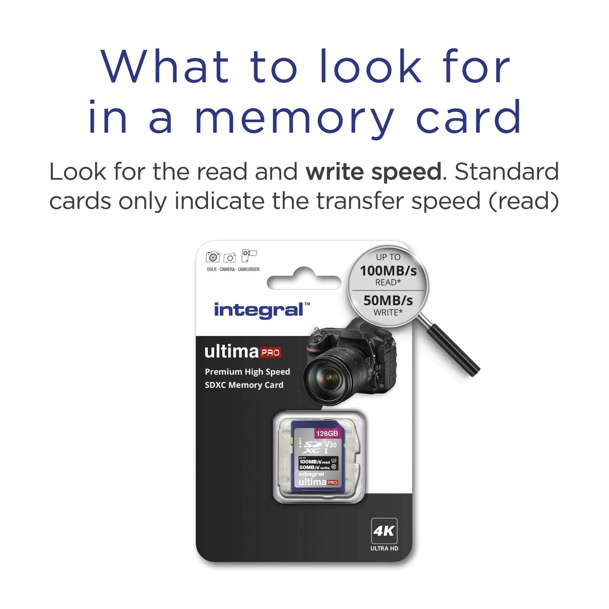 128GB SDXC CL10 UHS1 U3 V30