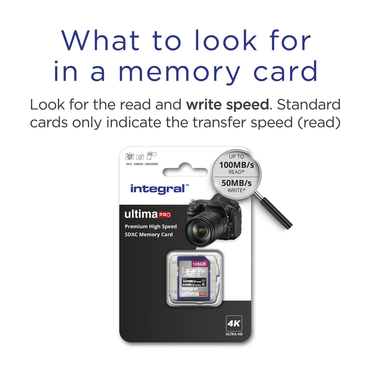 128GB SDXC CL10 UHS1 U3 V30