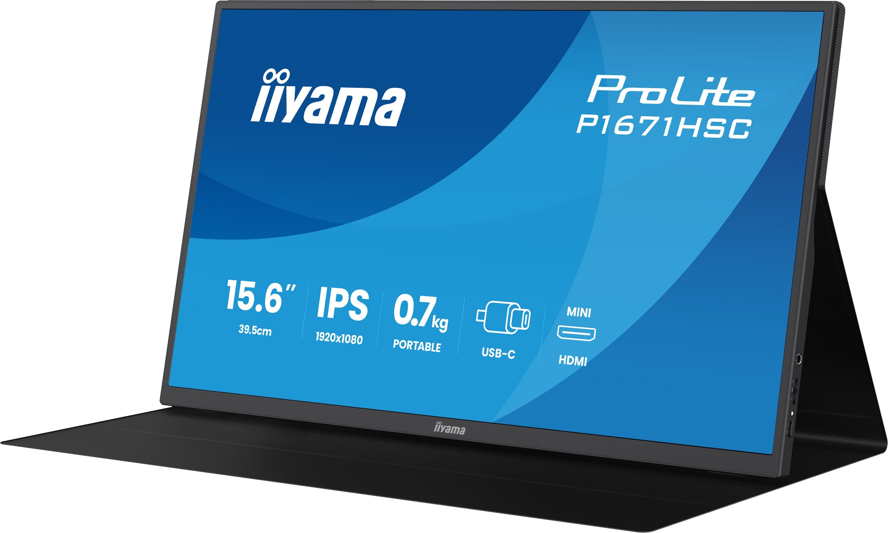 iiyama P1671HSC-B1 15.6" Portable Monito