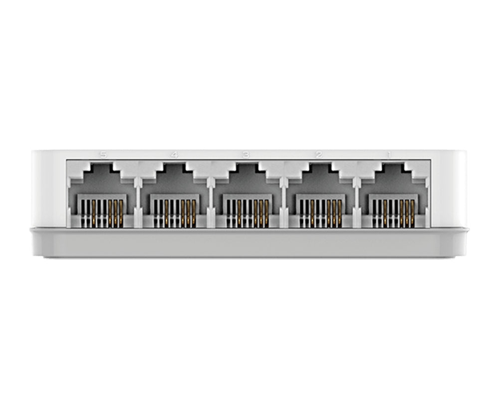 D-LINK 5ports 10/100 Mbps - Plastique - Conception économe en énergie et silencieuse