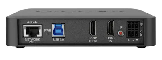 Vaddio EasyIP Dock Audio/Video Switching Station â€“ 1080p, USB 3.0, HDMI, Dante â€“ for IP-based AV integration in professional environments.