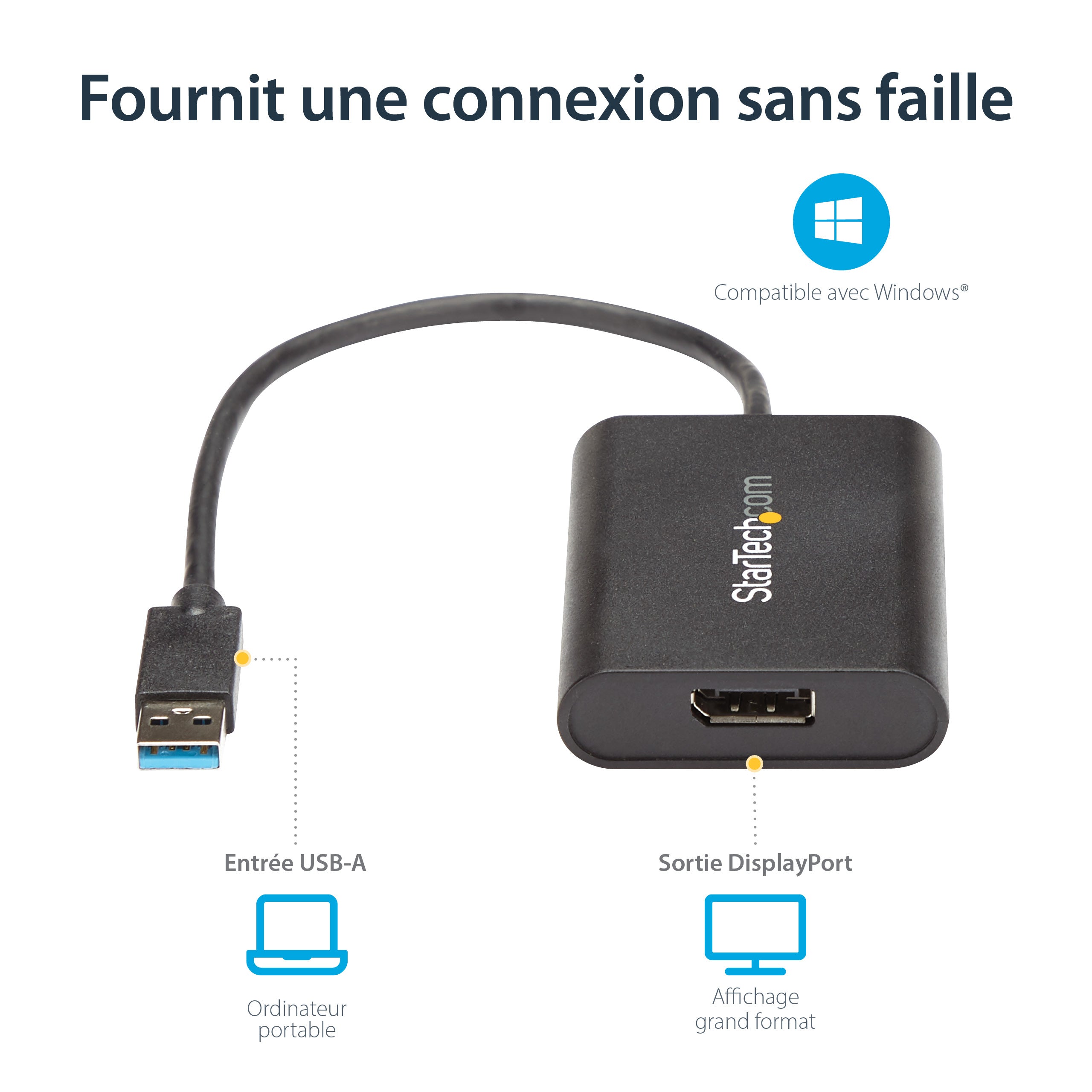 Adapter 4K 30Hz - USB 3.0 to DisplayPort
