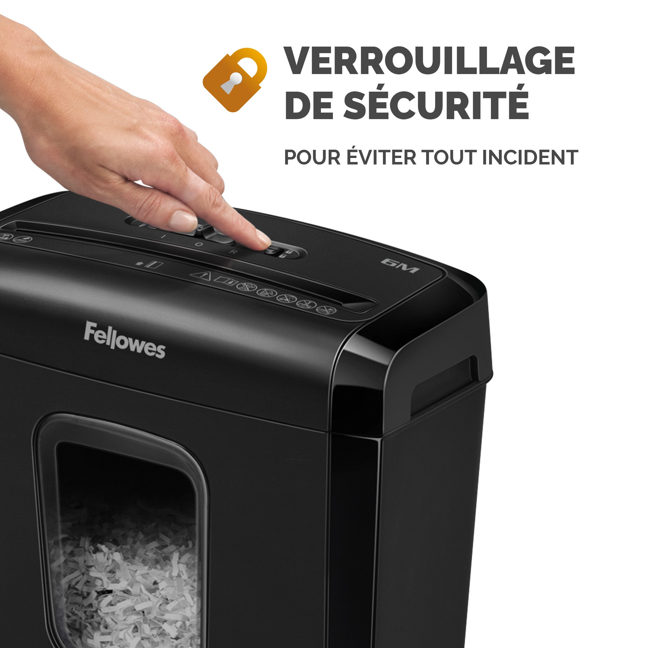 FELLOWES powershred 6m shredder mini cut 230v eu