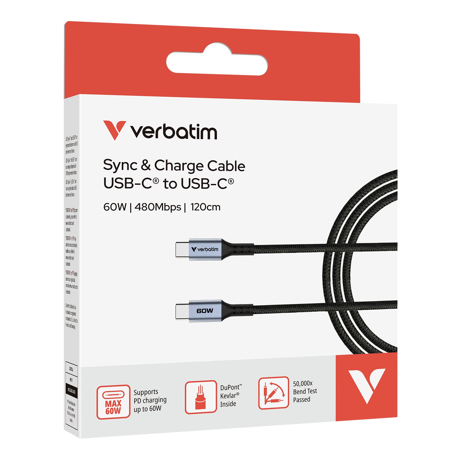 Sync & Charge USB C to USB C 60W 120 cm