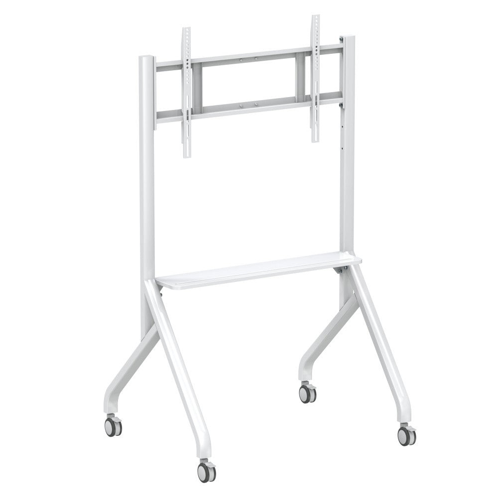 "Techly ICA-TR53LW Support TV mobile 65-100"" jusqu'a 100kg étagere AV réglable"