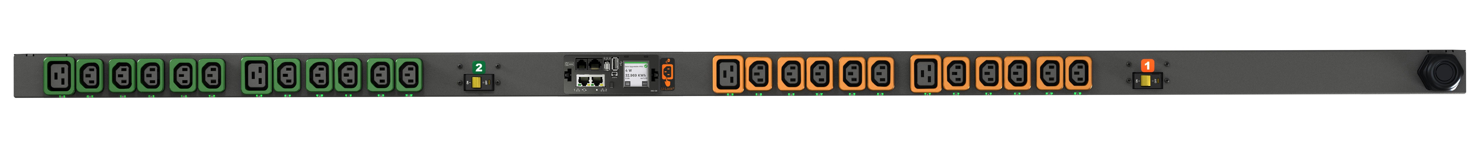 Vertiv Geist VP7G30A7 unité de distribution d'énergie 24 sortie(s) CA 0U Noir