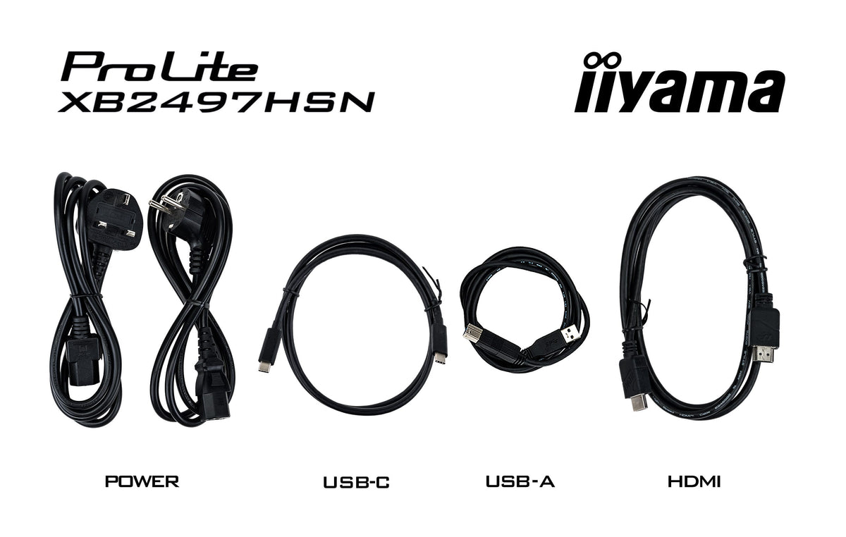 XB2497HSN-B1 24" FHD+USB-C Dock+LAN