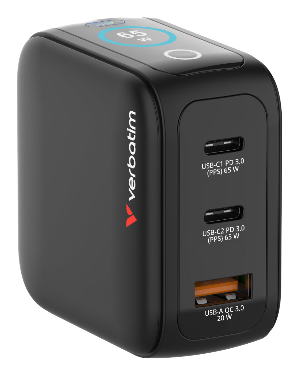 Mini GaN Charger 65W with Display