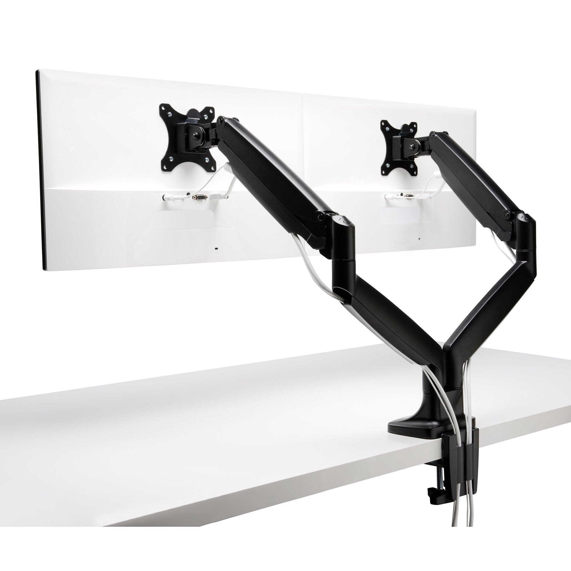 One-Touch Height Adjust Dual MonitArm