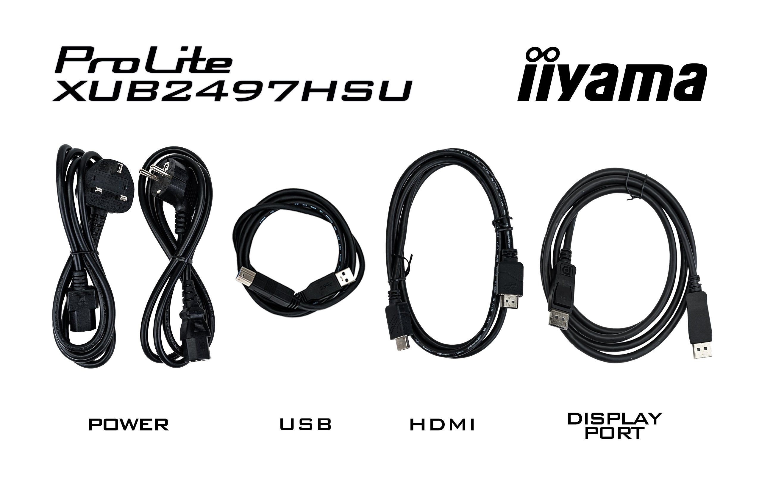 "iiyama ProLite XUB2497HSU-W2 écran plat de PC 60,5 cm (23.8"") 1920 x 1080 pixels Full HD LED Blanc"