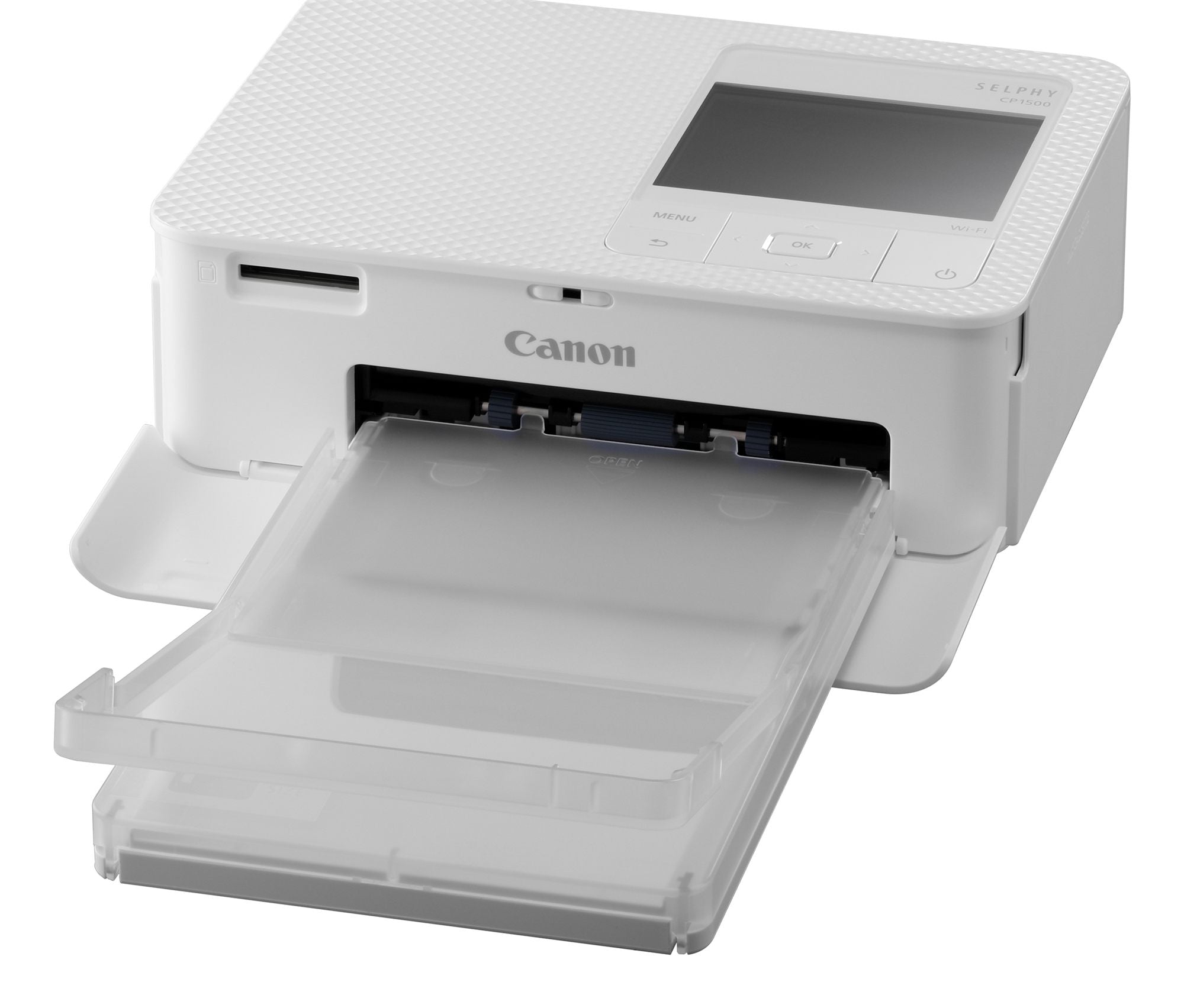 CANON SELPHY CP1500 Printer colour dye sublimation 148x100mm 0.41 min/page colour USB Wi-Fi White