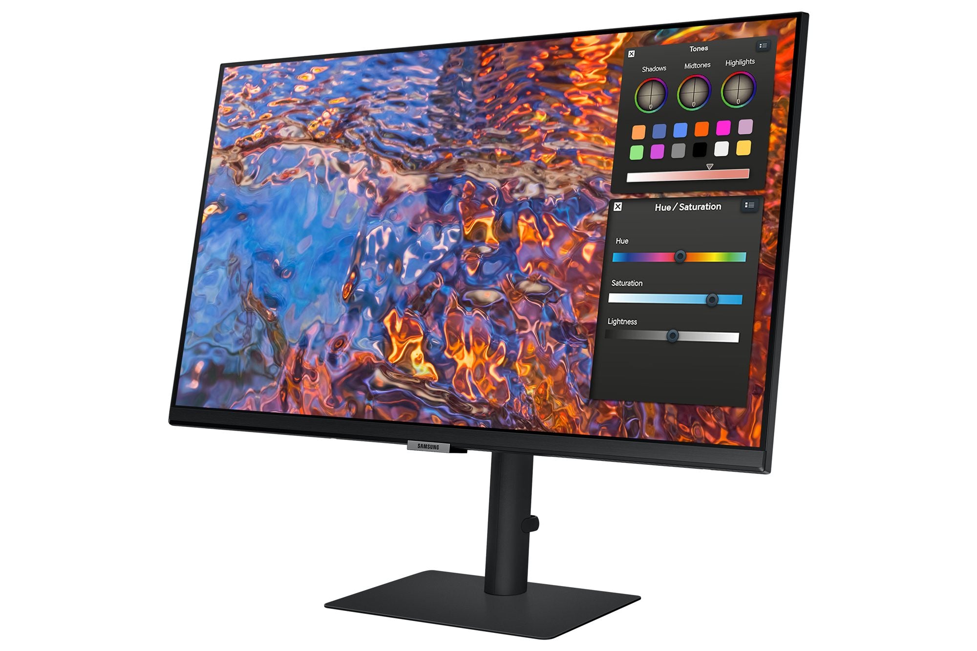 SAMSUNG LS27B800PXPXEN 27p 16:9 3840x2160 IPS 5ms HDR400 HAS/Swivel/Pivot/Tilt HDMI/DP/USB-C 90W/LAN USB3 Hub VESA 100