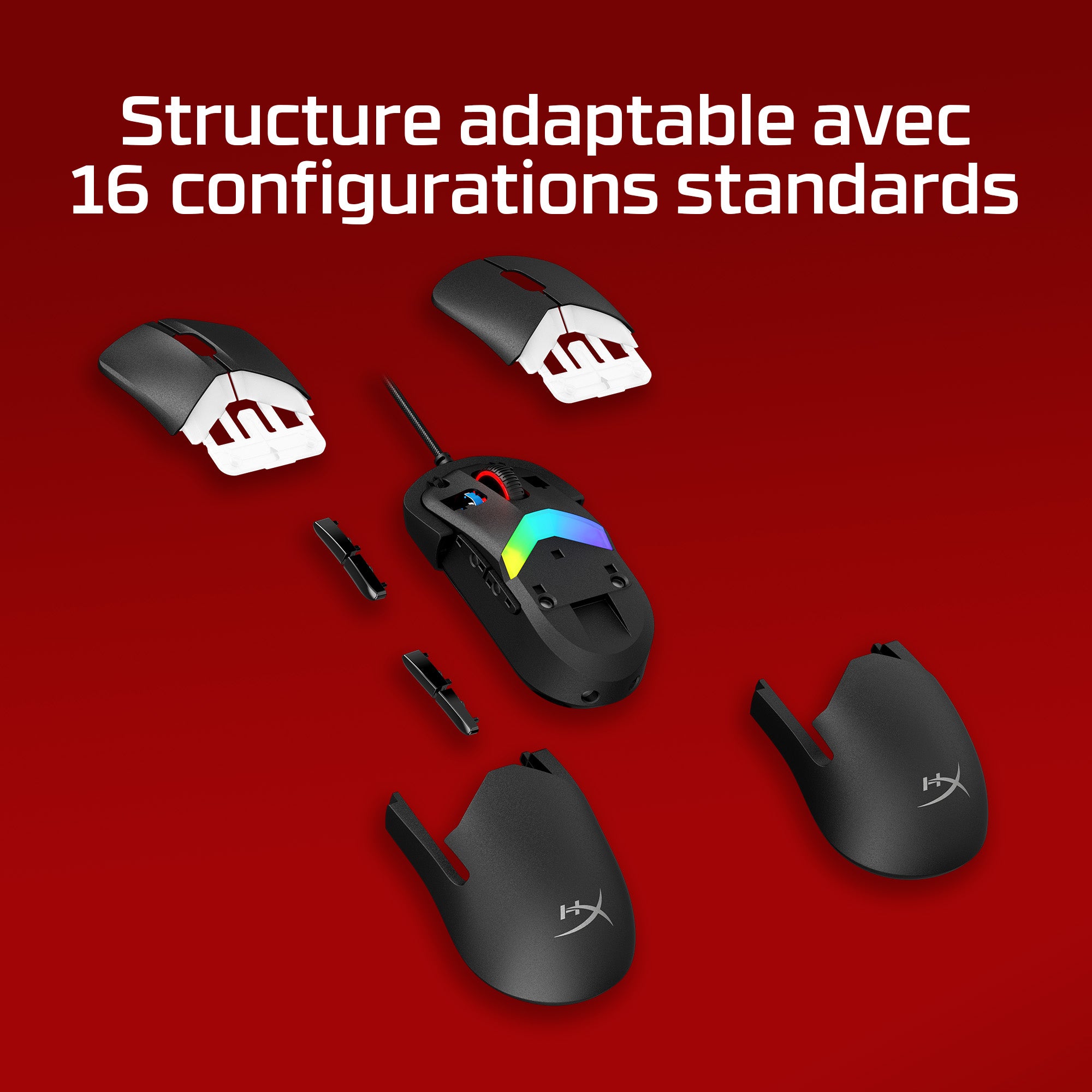 Souris Gaming HyperX Pulsefire Saga (Noire)