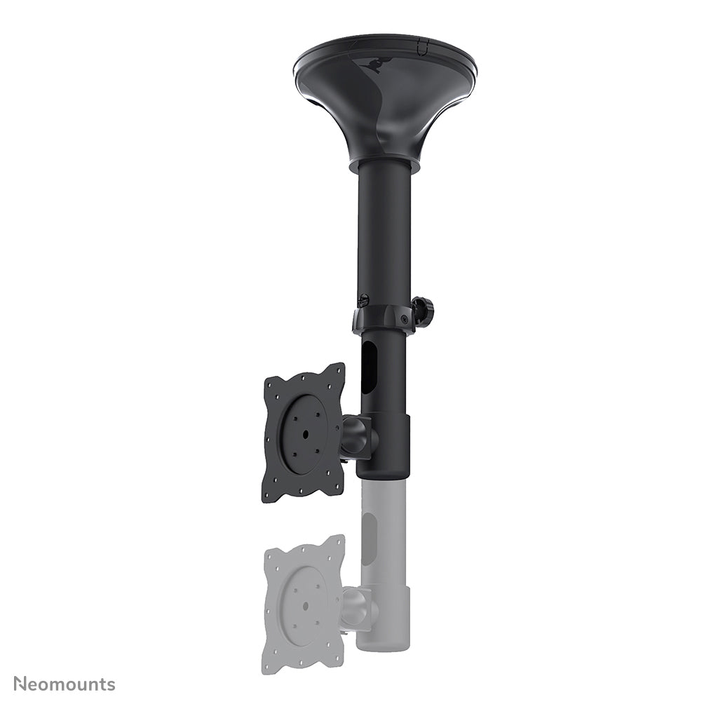 NEOMOUNTS FPMA-C025BLACK Support de plafond pour écran de 10-30p - h 37-47 cm - inclinable