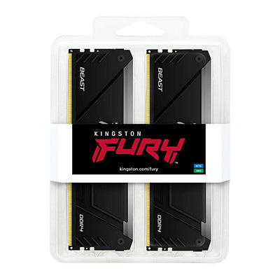 KINGSTON 64Go 3600MT/s DDR4 CL18 DIMM Kit of 2 FURY Beast RGB