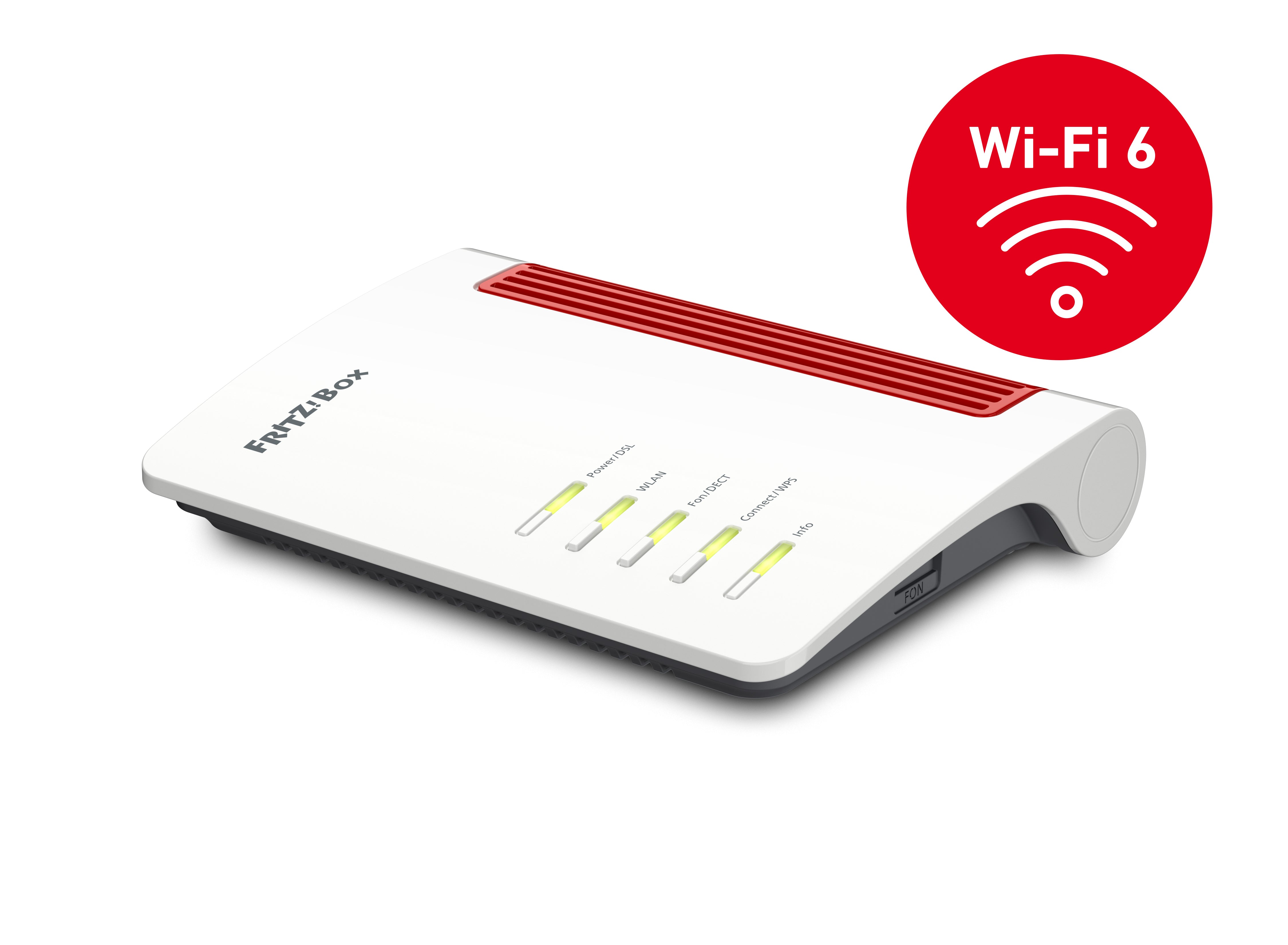 Router Fritz! 20002944 Blanc Rojo/Blanco