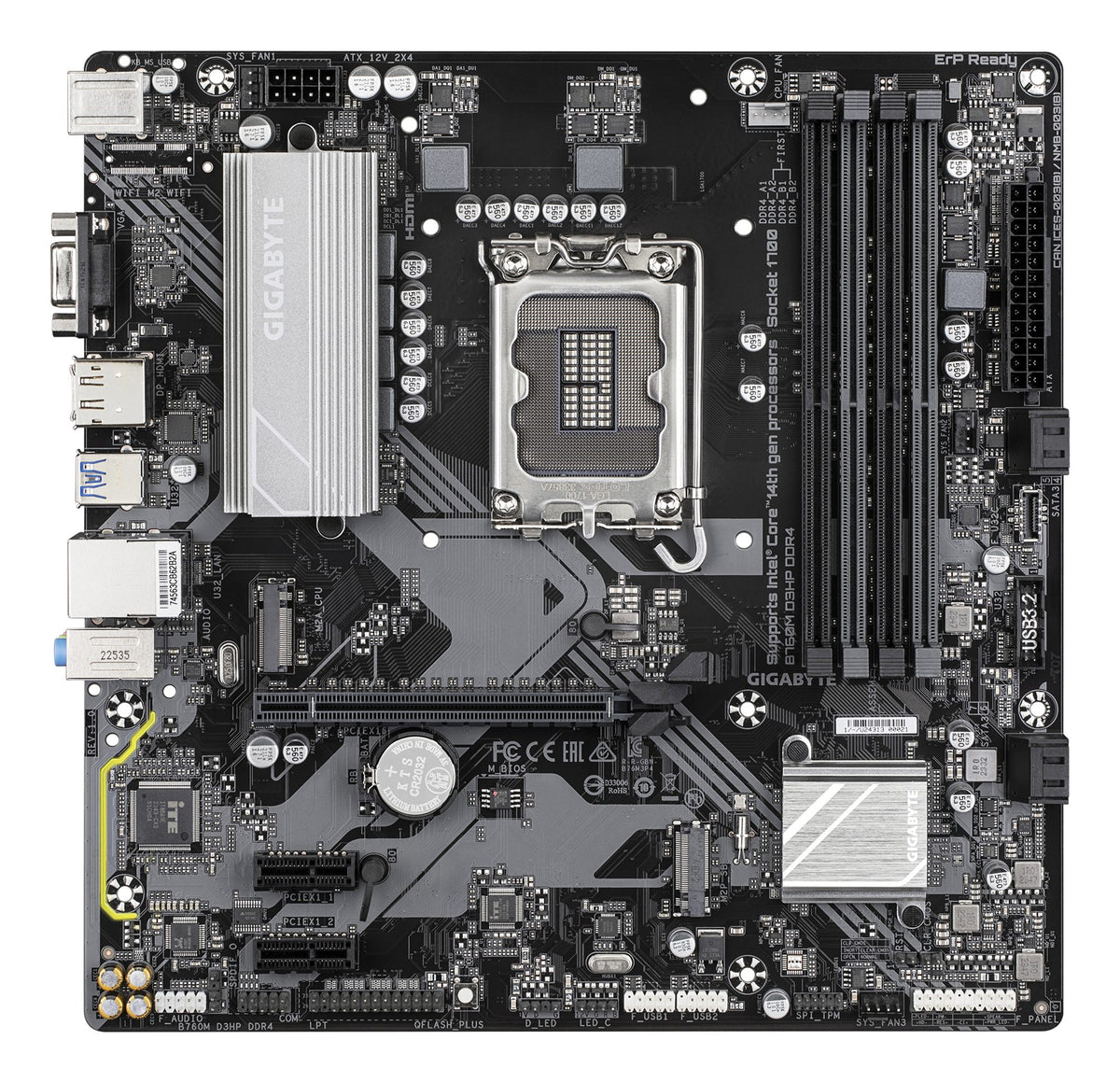 GIGABYTE B760M D3HP DDR4 carte mere Intel B760 Express LGA 1700 micro ATX