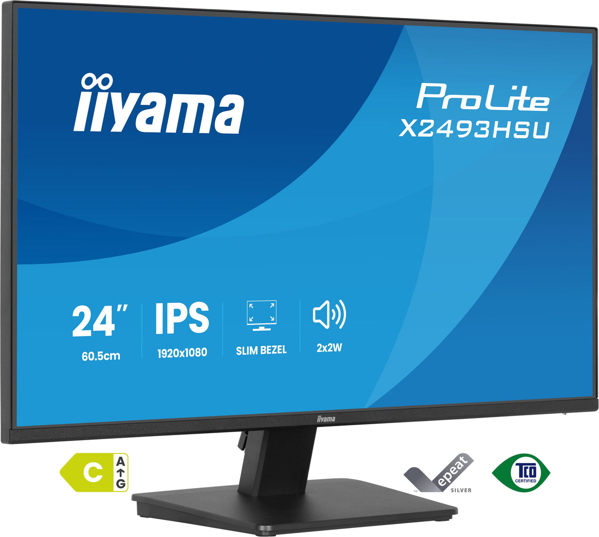 X2493HSU-B1 24" FHD IPS BLACK