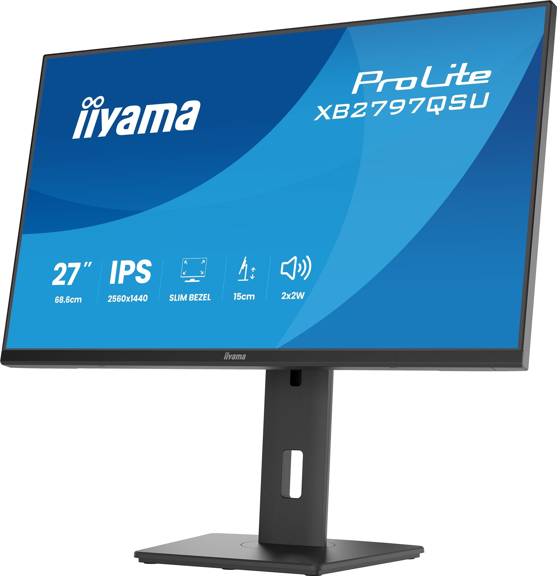 XB2797QSU-B1 27" Business QHD BLACK