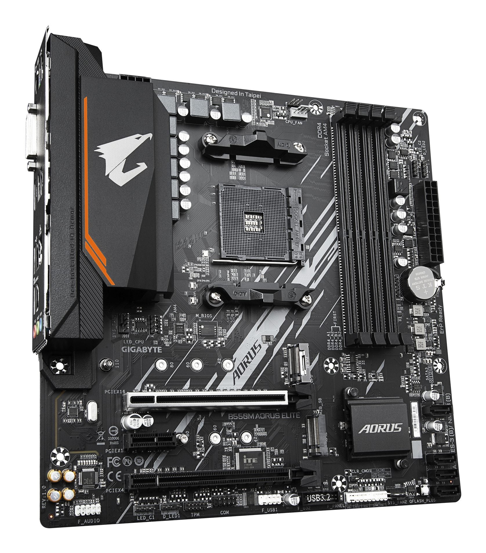 Gigabyte B550M AORUS ELITE AMD B550 Emplacement AM4 micro ATX